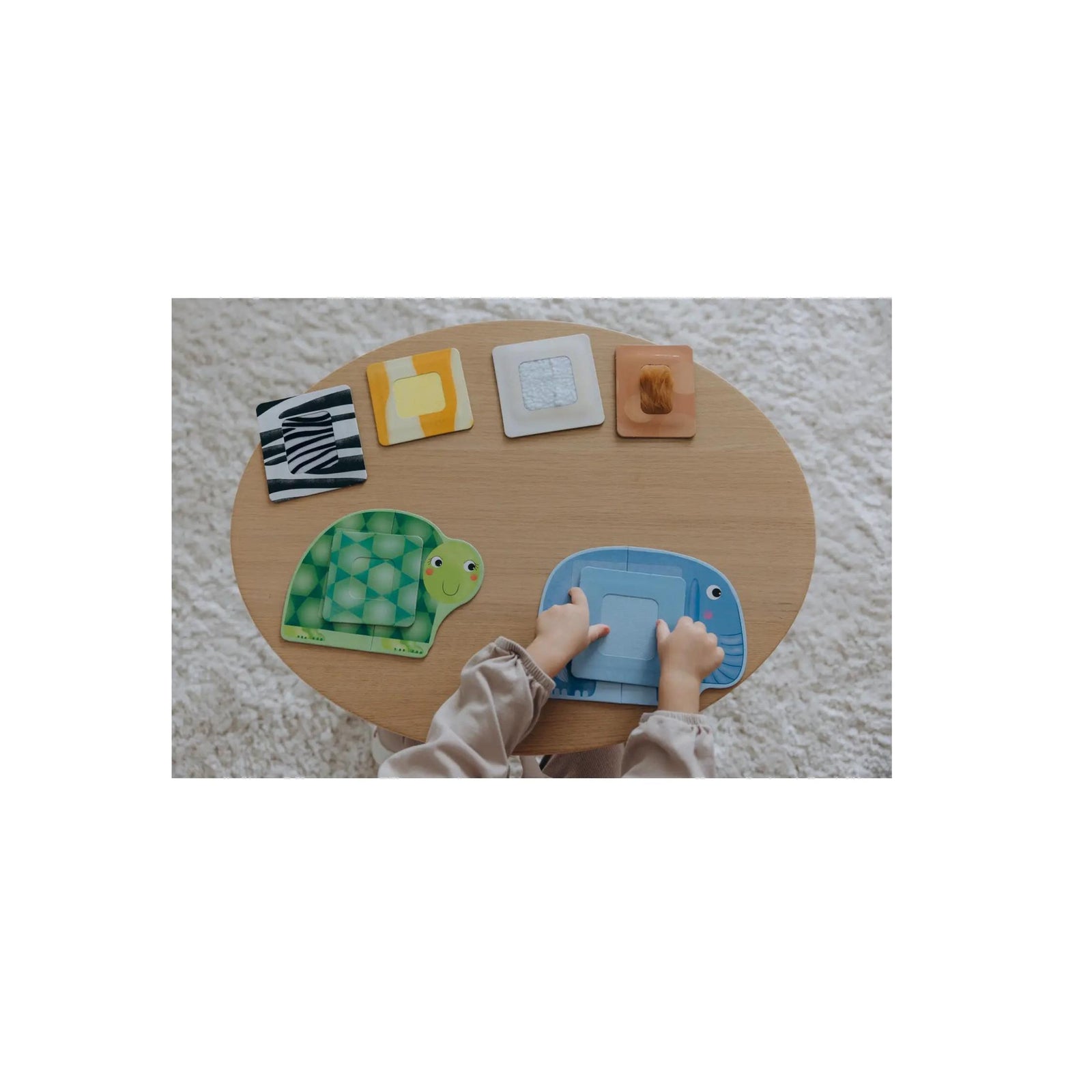 Tactile Animals Montessori Educational Set