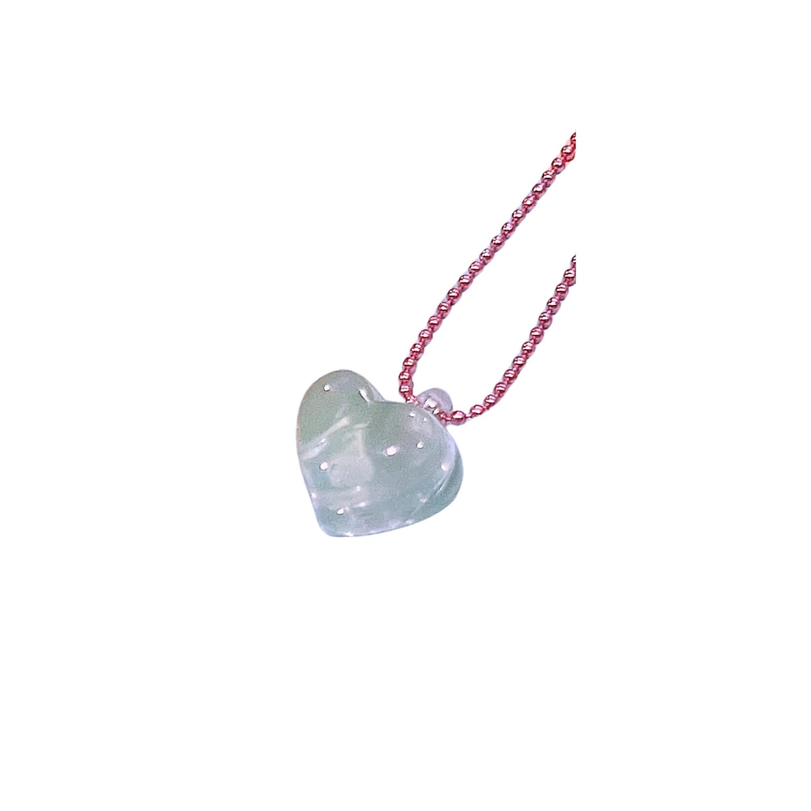 Jello Heart Kids Necklaces