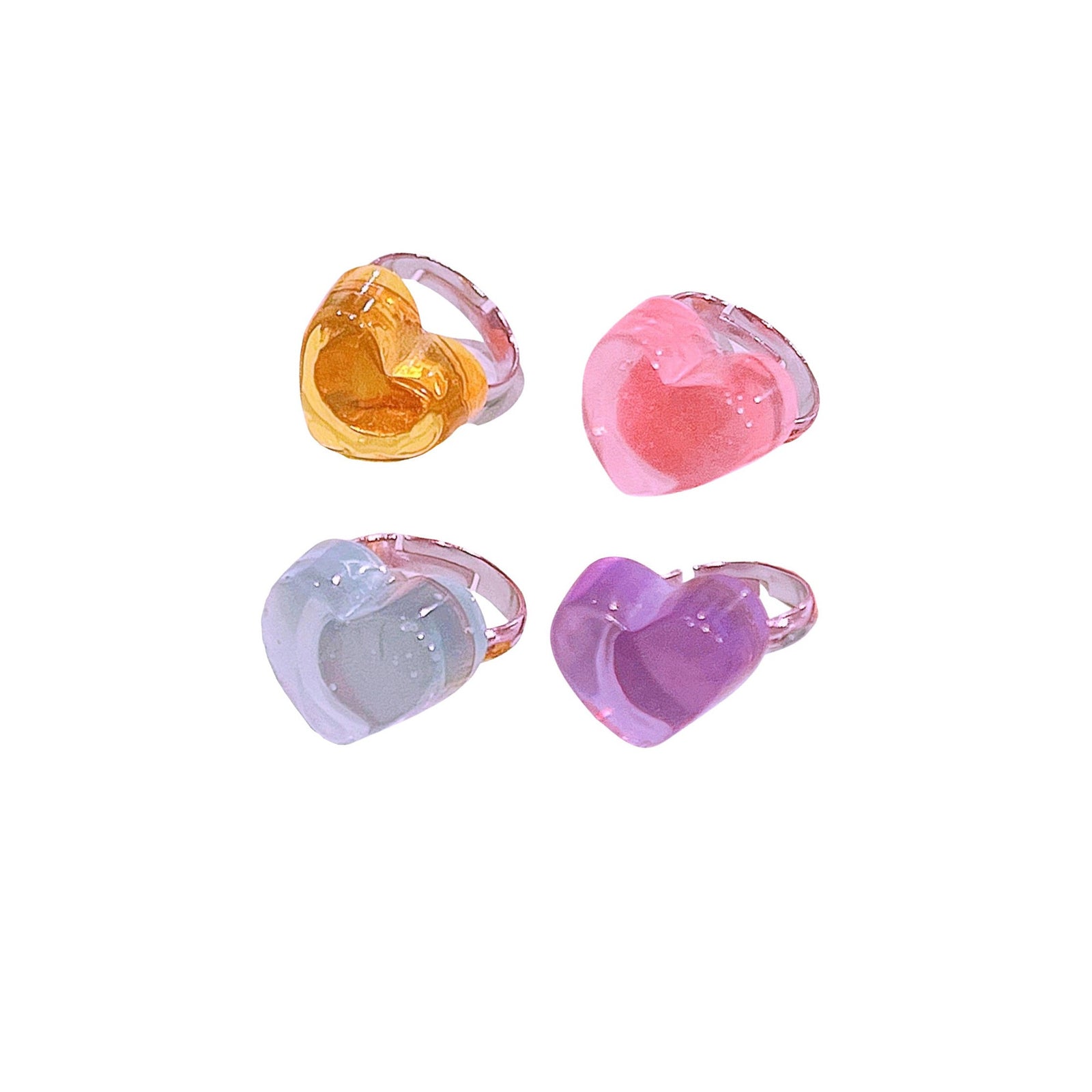 Jello Heart Rings