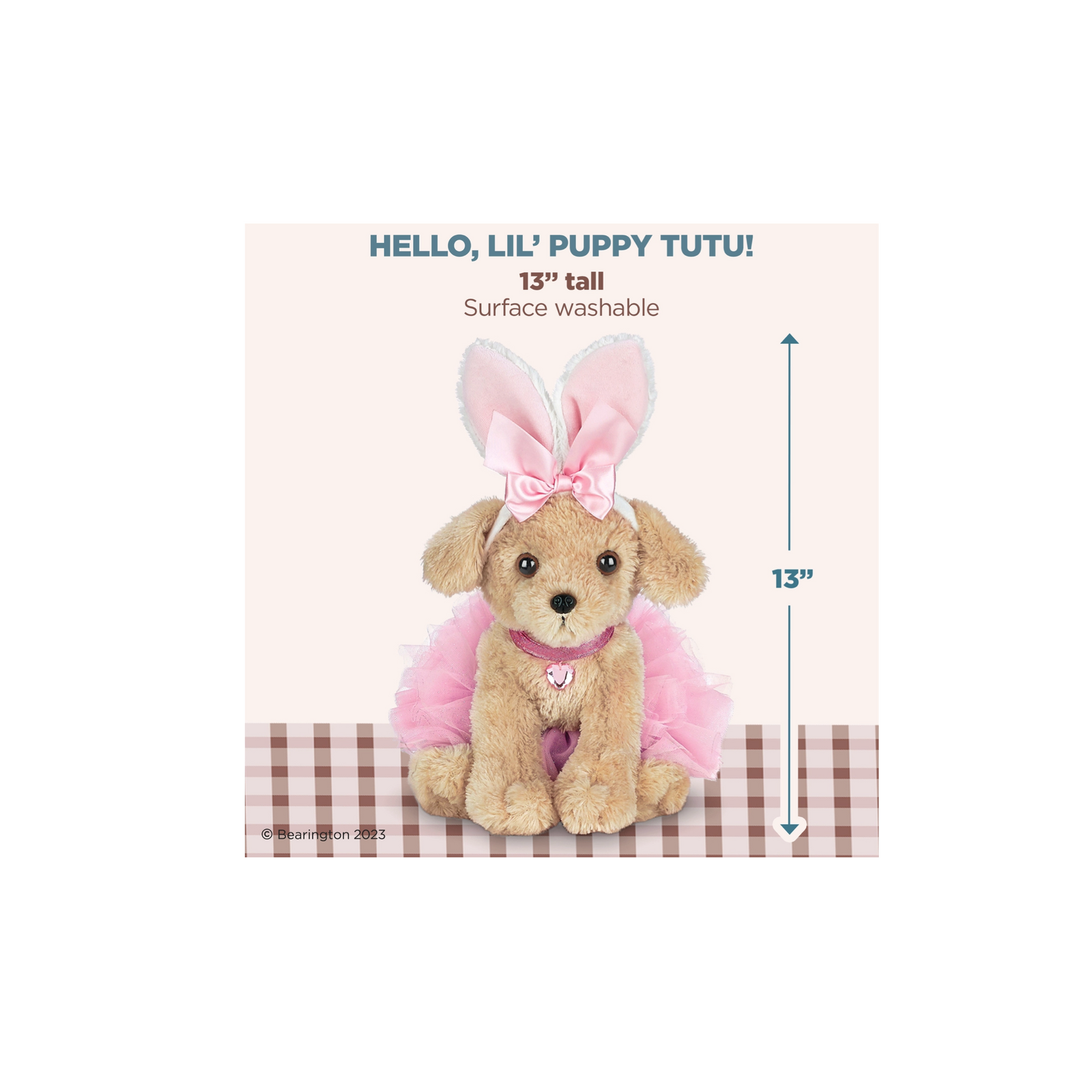 Lil' Puppy Tutu Plush