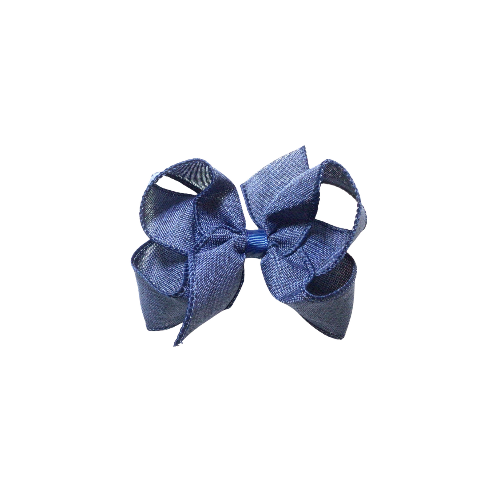 Medium Linen Bow Clip