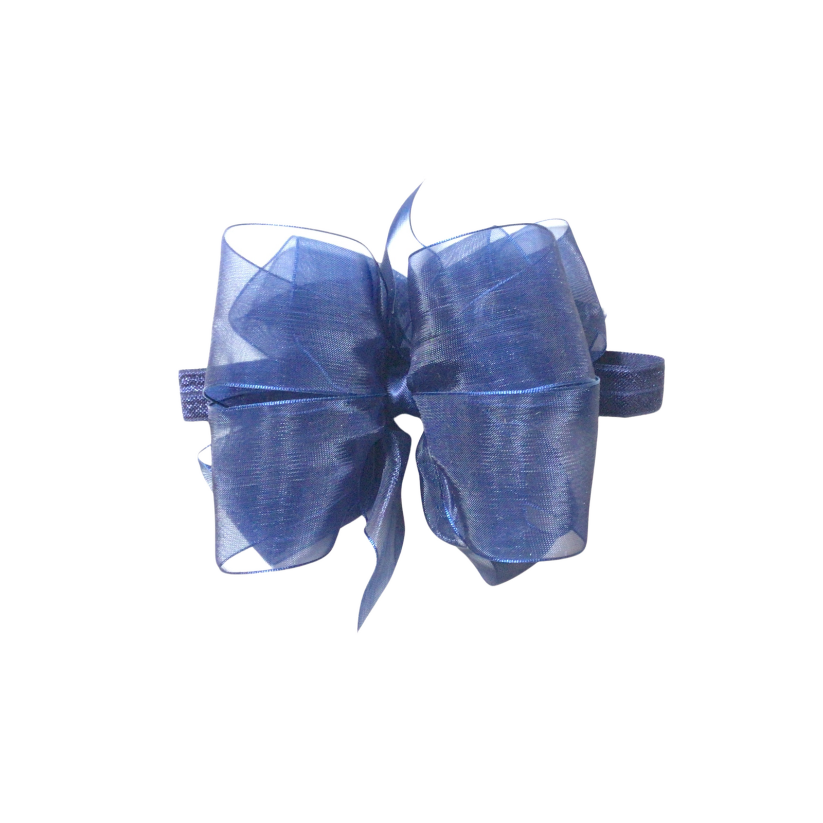Medium Organza Double Bow Headband