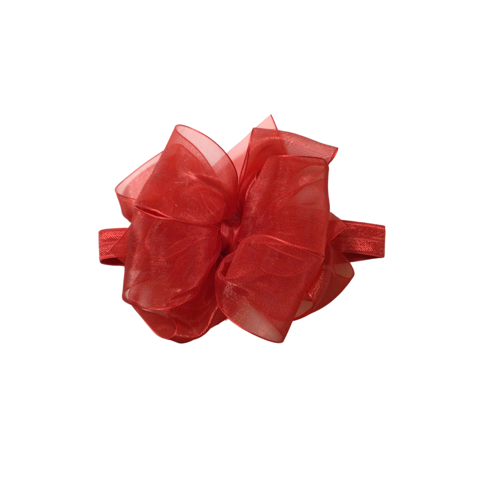 Medium Organza Double Bow Headband