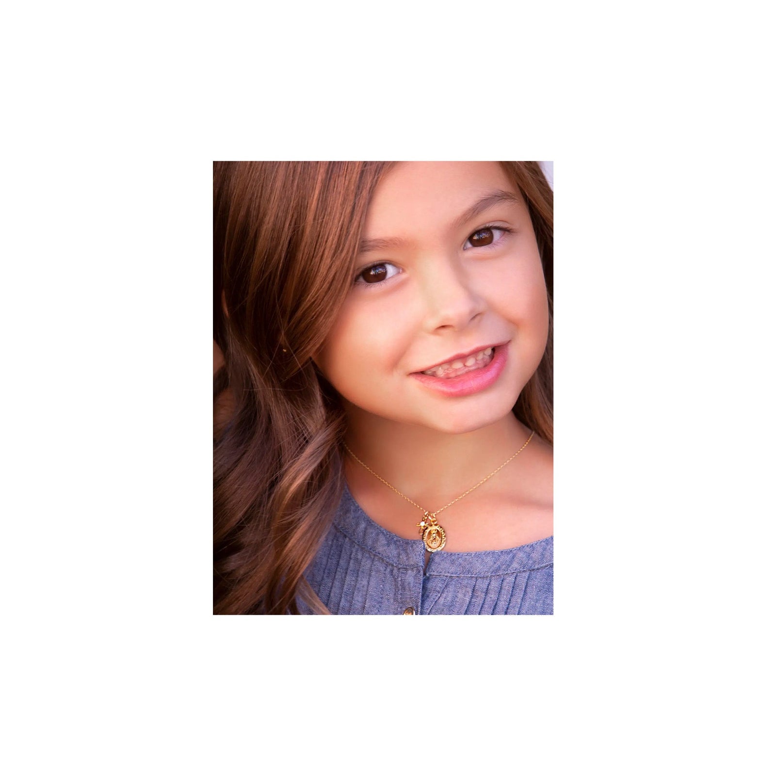 Miraculous Medal Gold Plated Cross Necklace