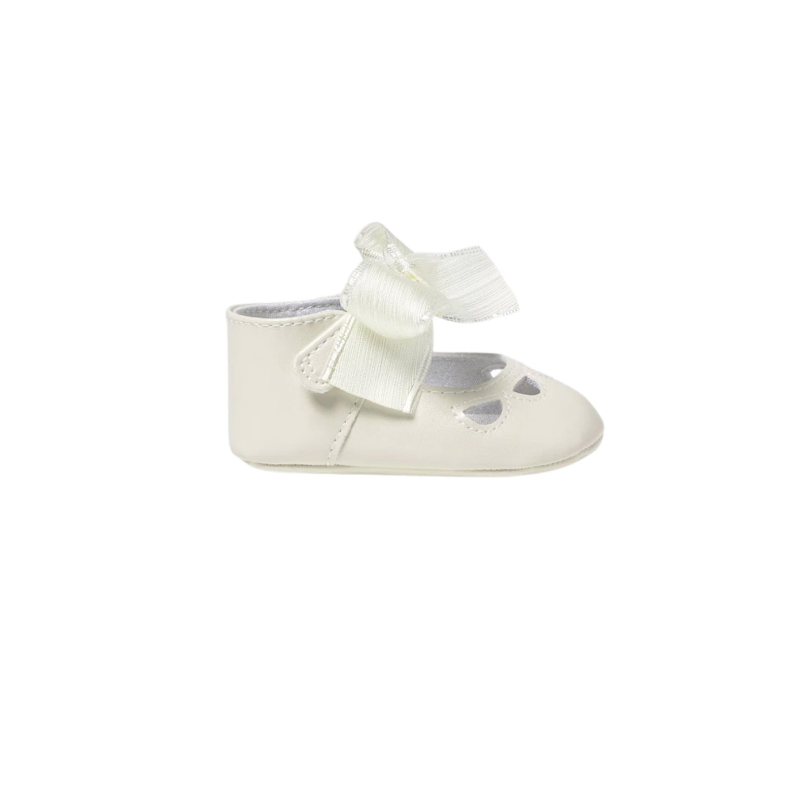 Newborn Girl Maryjane Shoes with Bow