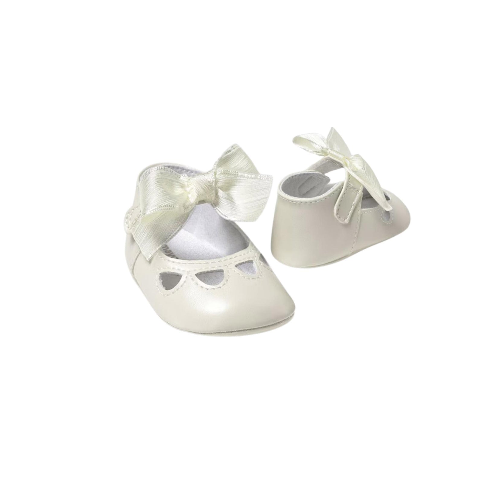 Newborn Girl Maryjane Shoes with Bow