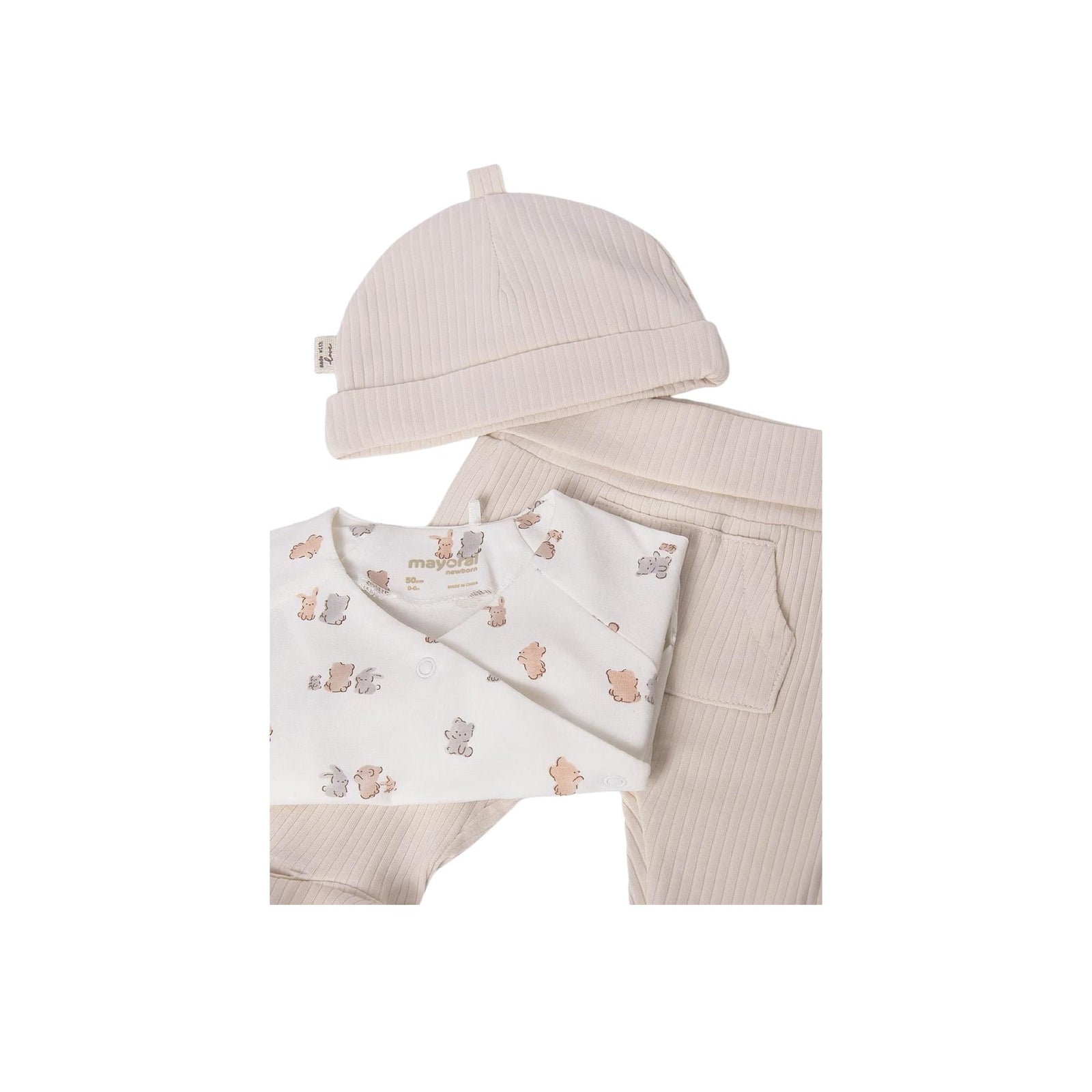 Newborn Layette 3-Piece Footie Sets