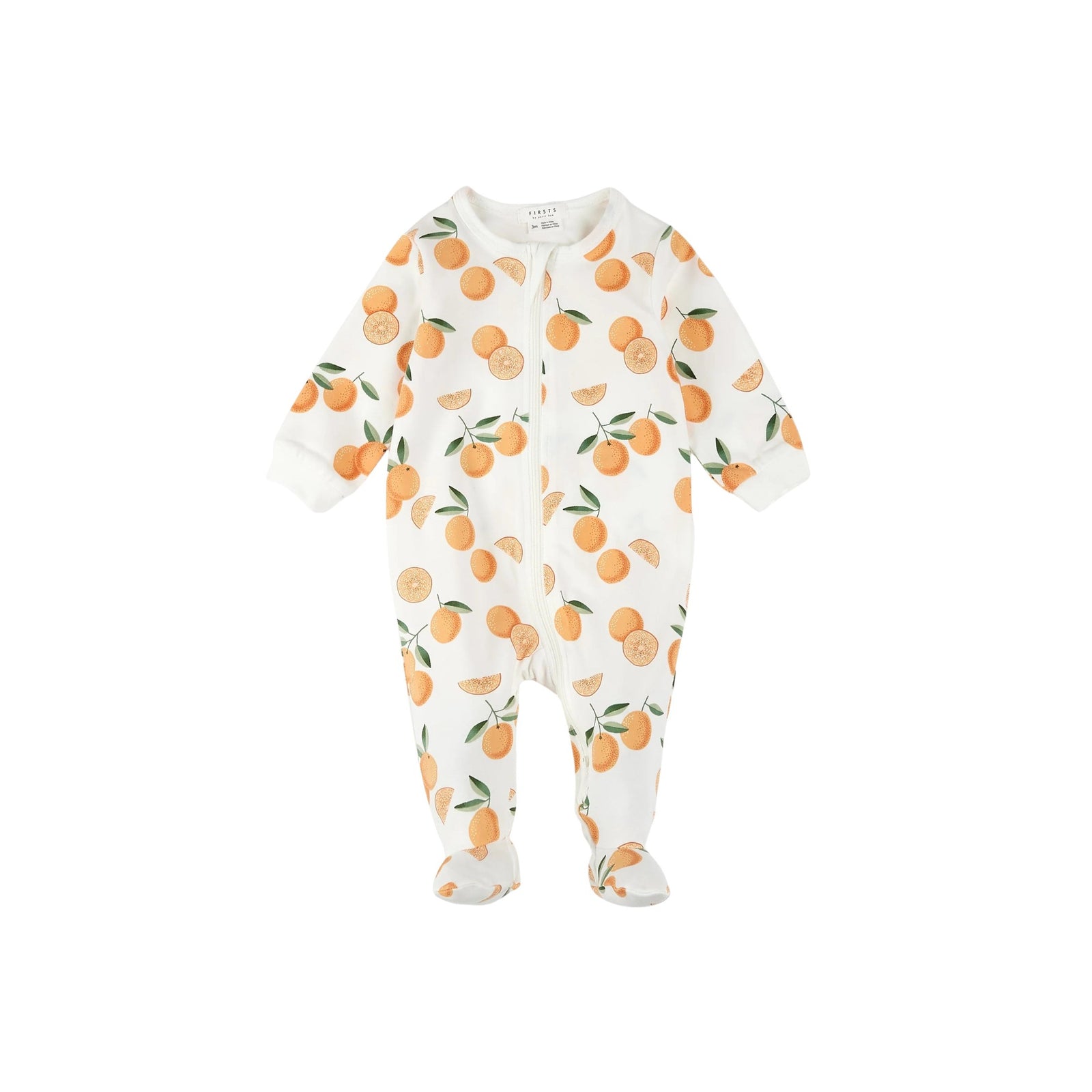 Organic Oranges Footed Sleeper