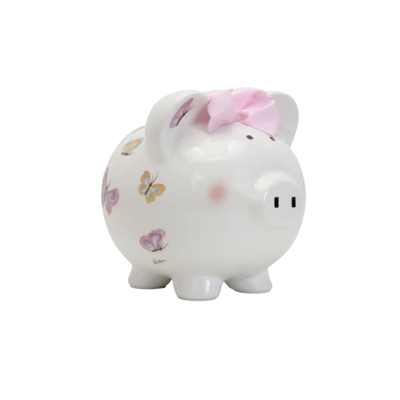 Petite Papillon Pig Piggy Bank