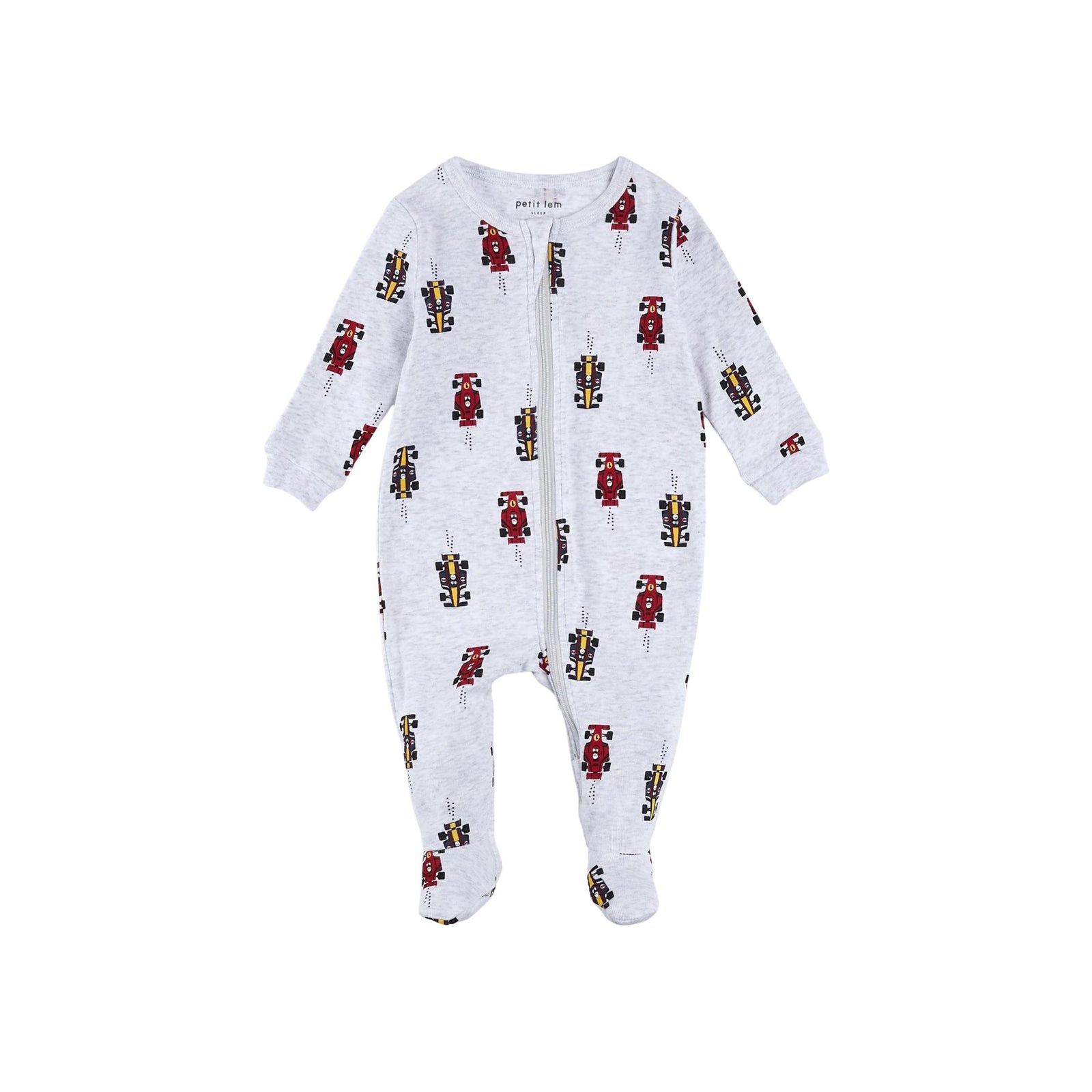 Race Car Print Footie