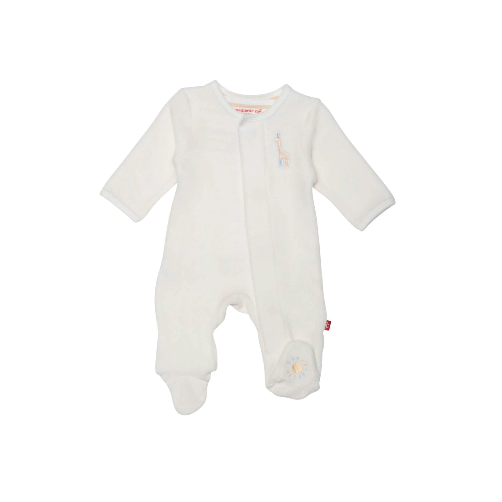 Rainbow Dreams Velour Magnetic Footie