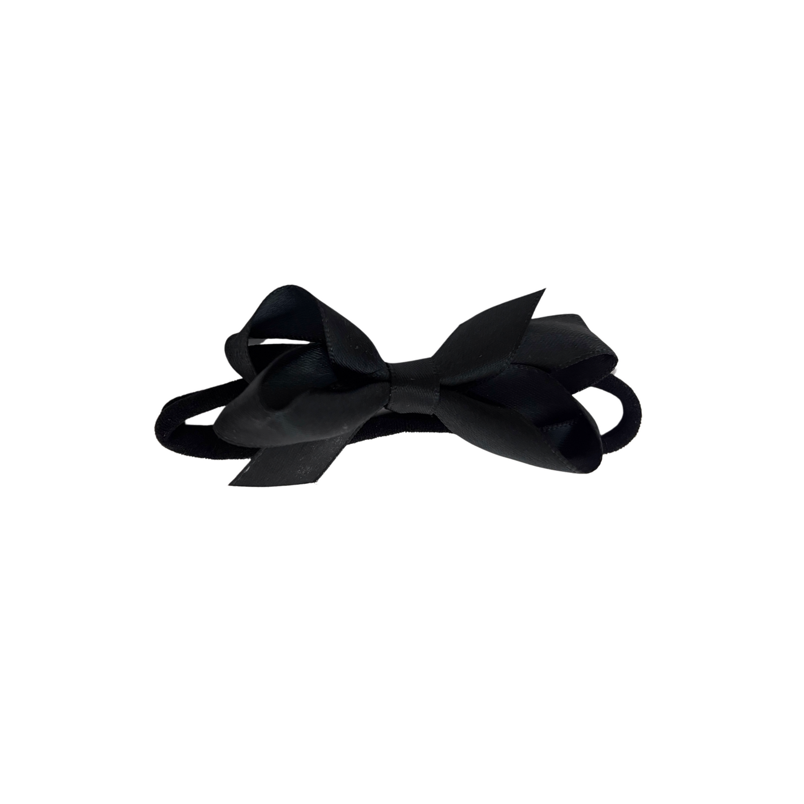 Satin Bow Nylon Headband