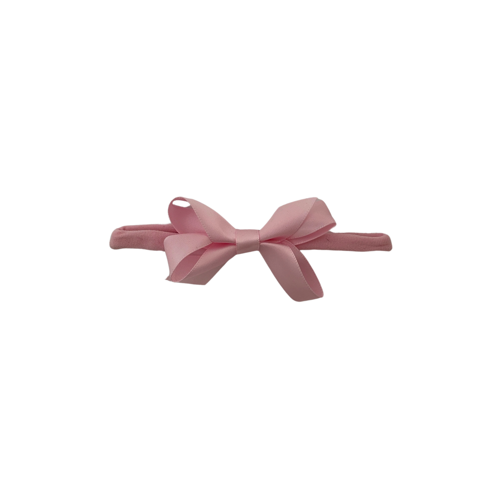 Satin Bow Nylon Headband