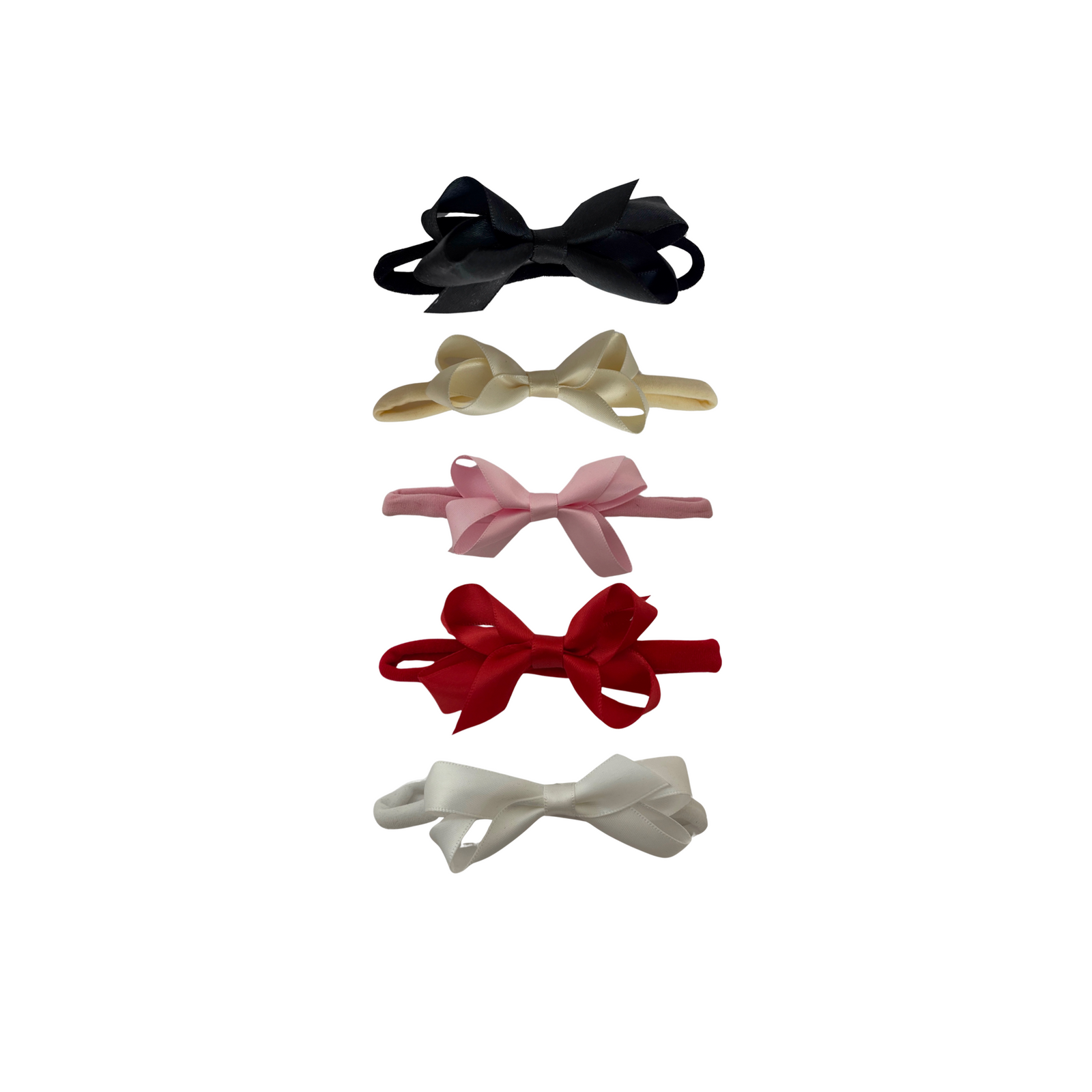 Satin Bow Nylon Headband