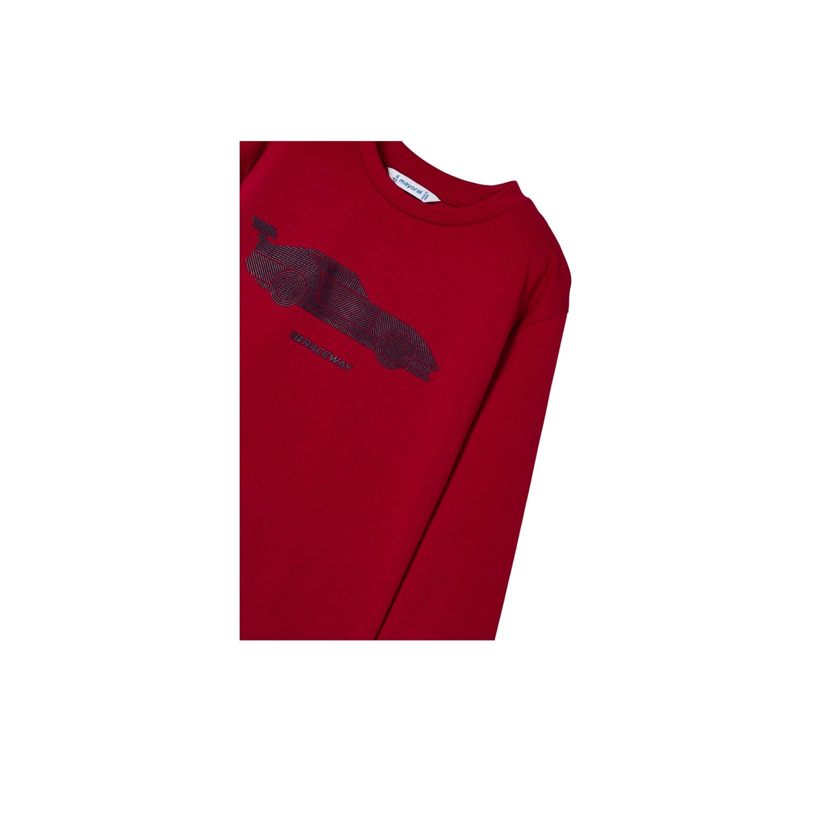 Silkscreen Race Car Print T-Shirt