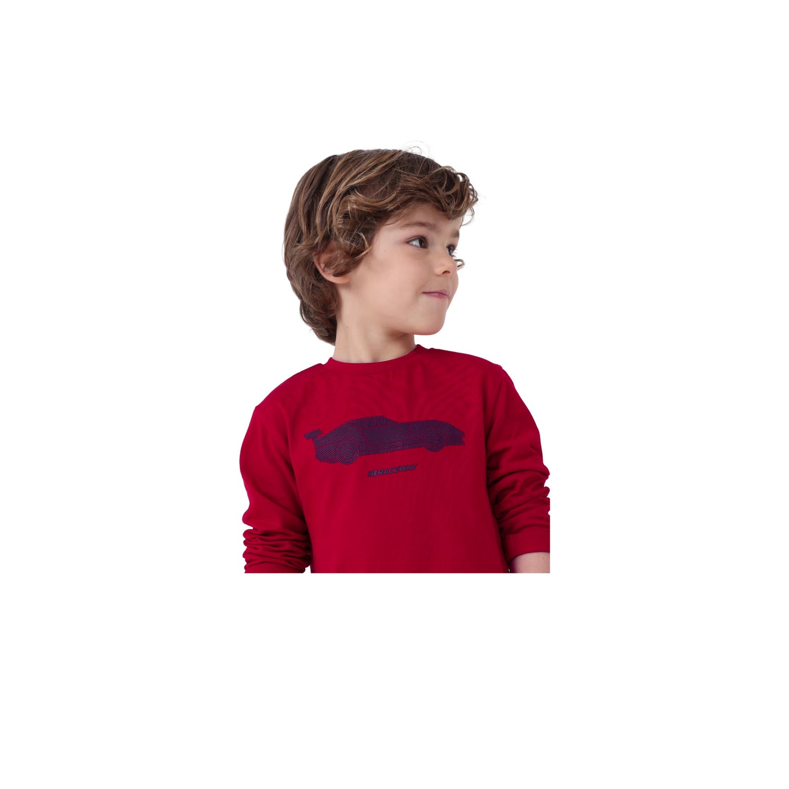 Silkscreen Race Car Print T-Shirt