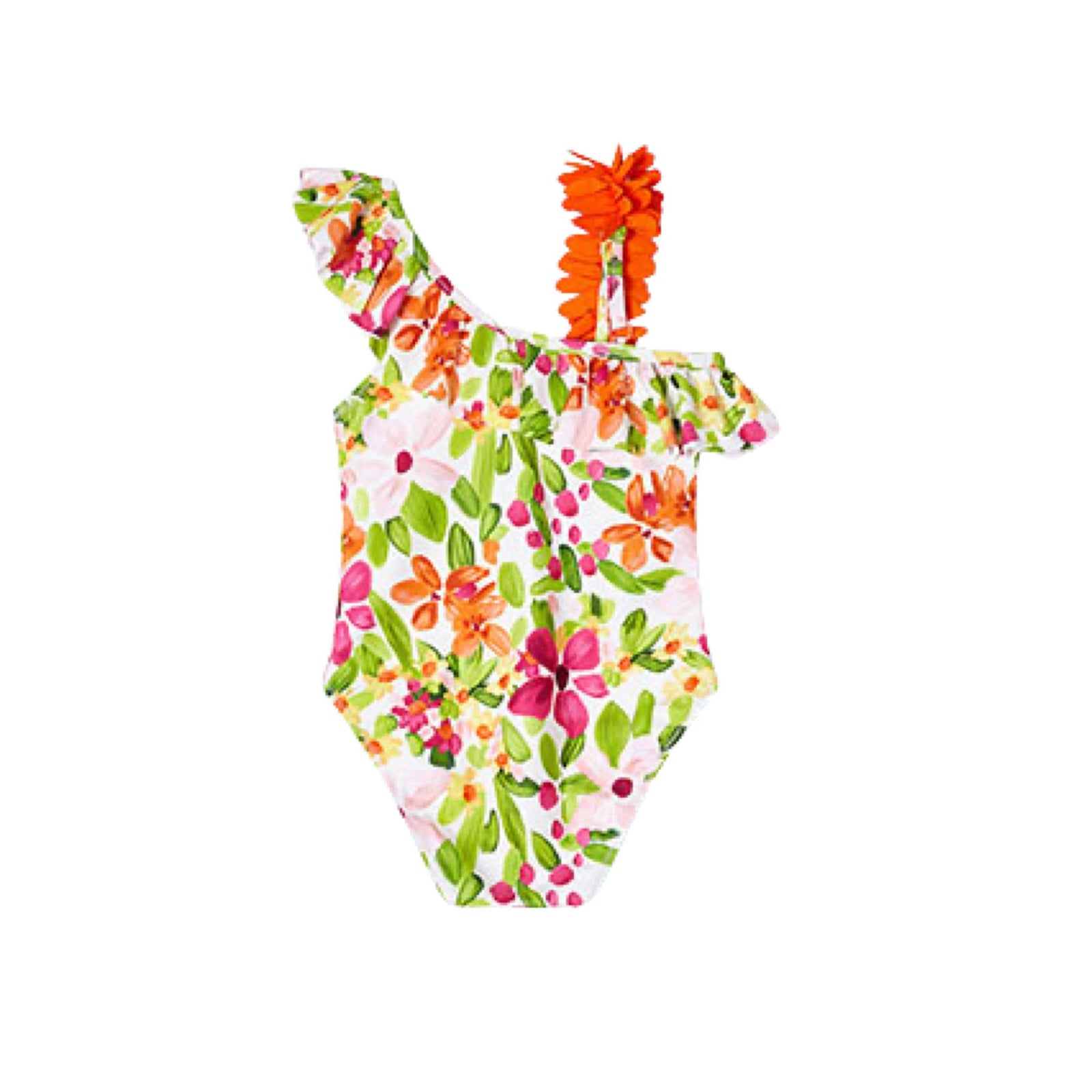 Summer Flowers Girls Swimsuit