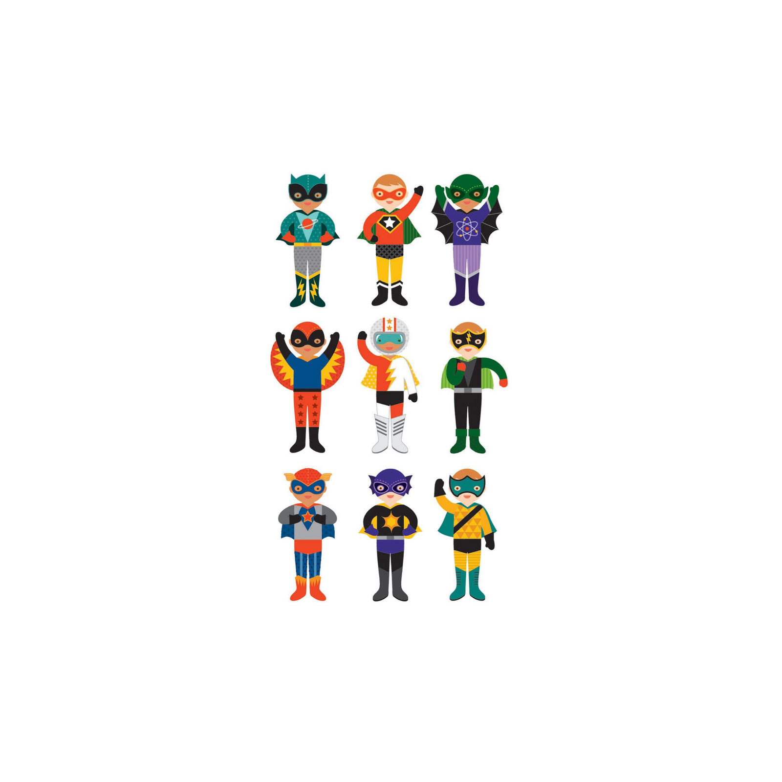Superhero Magnetic Dress Up Play Set