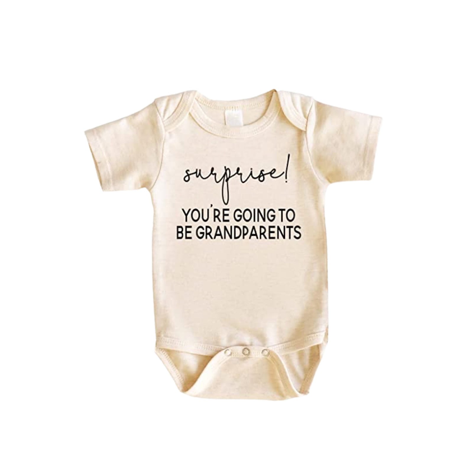 Surprise! Your Going To Be Grandparents Announcement Onesie