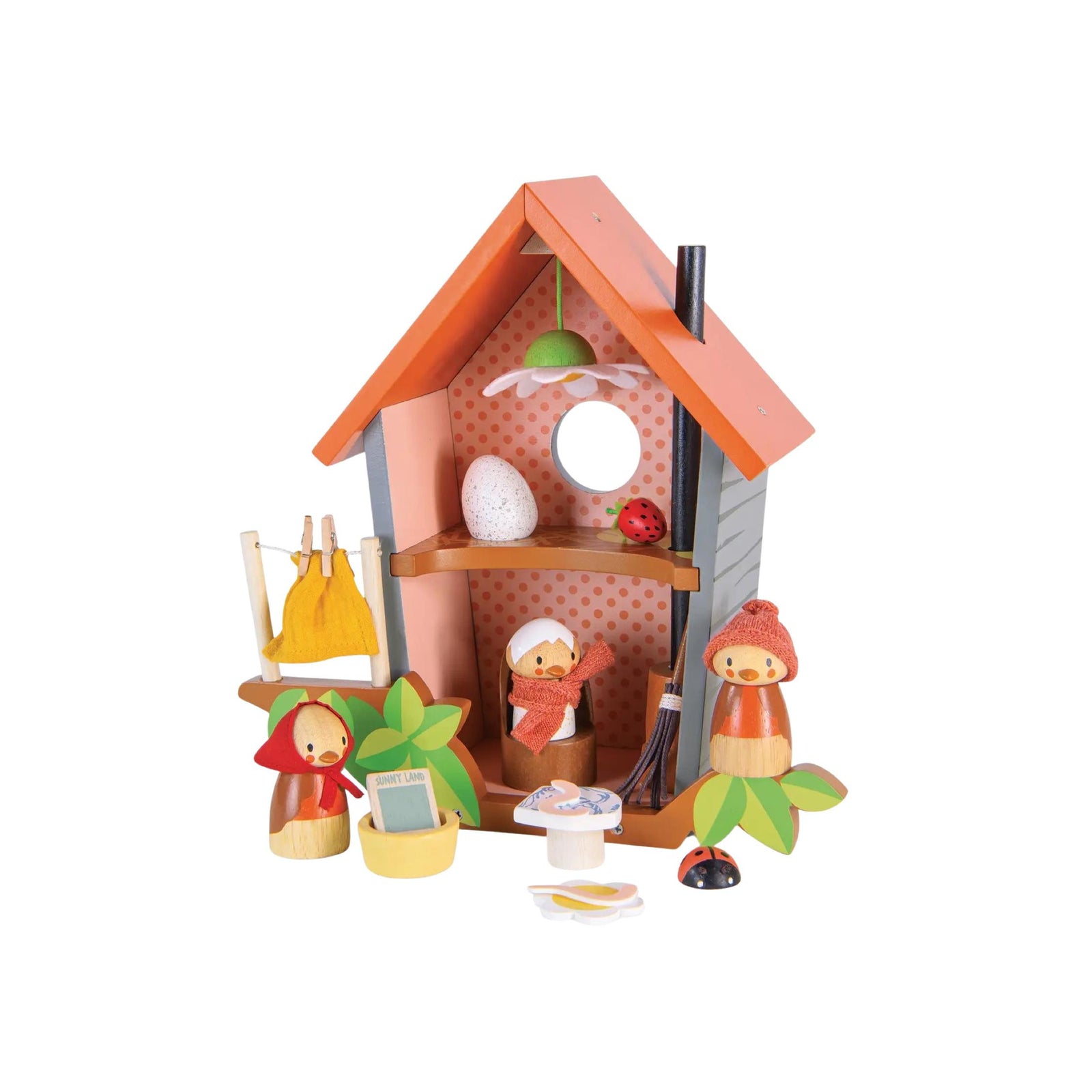 Wooden Robin’s Nest Box Play Set