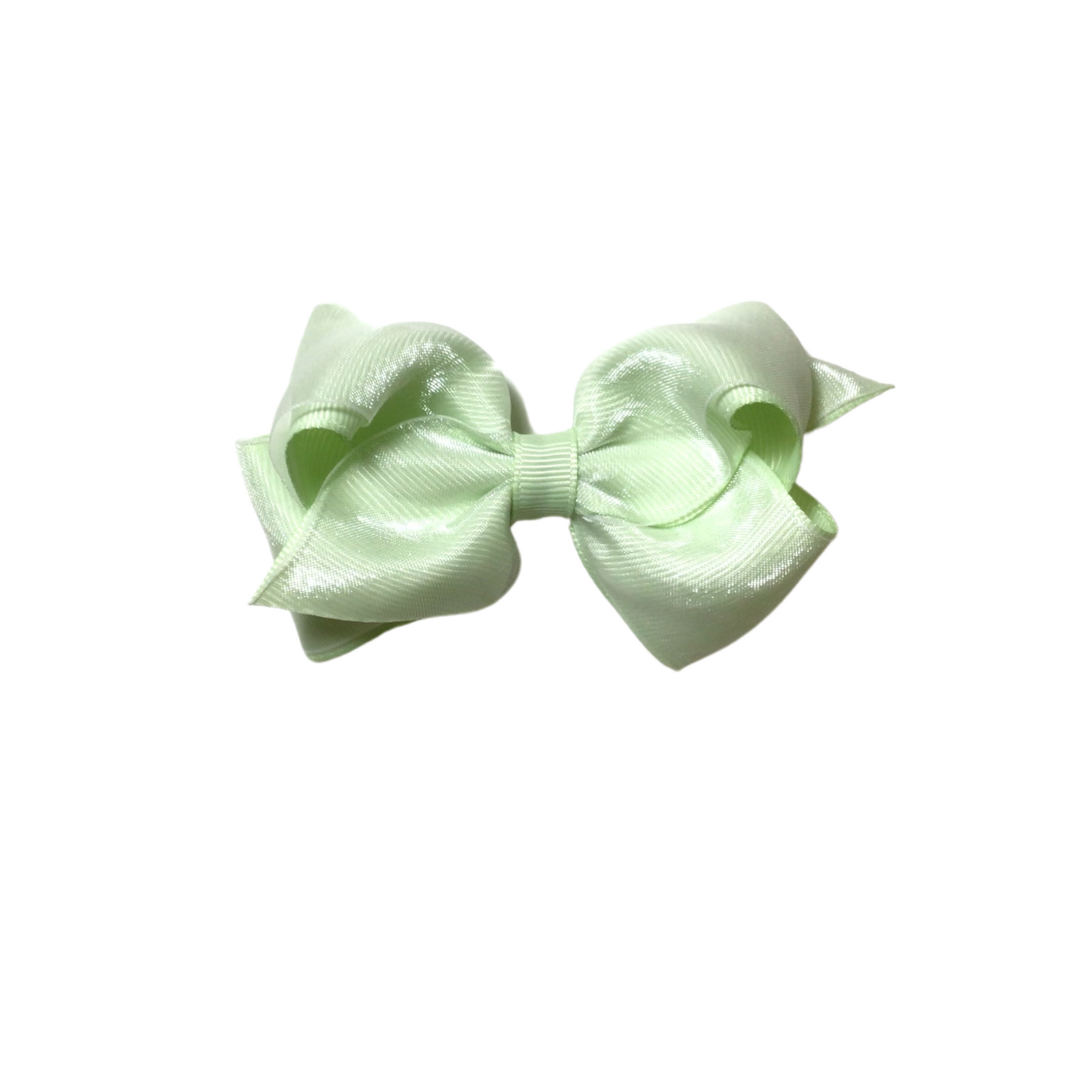 X Small Organza Bow Clip