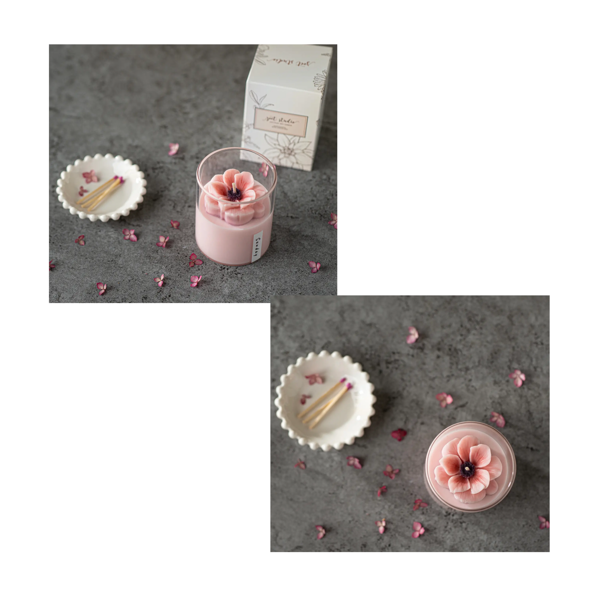 Anemone Floral Soy Candle