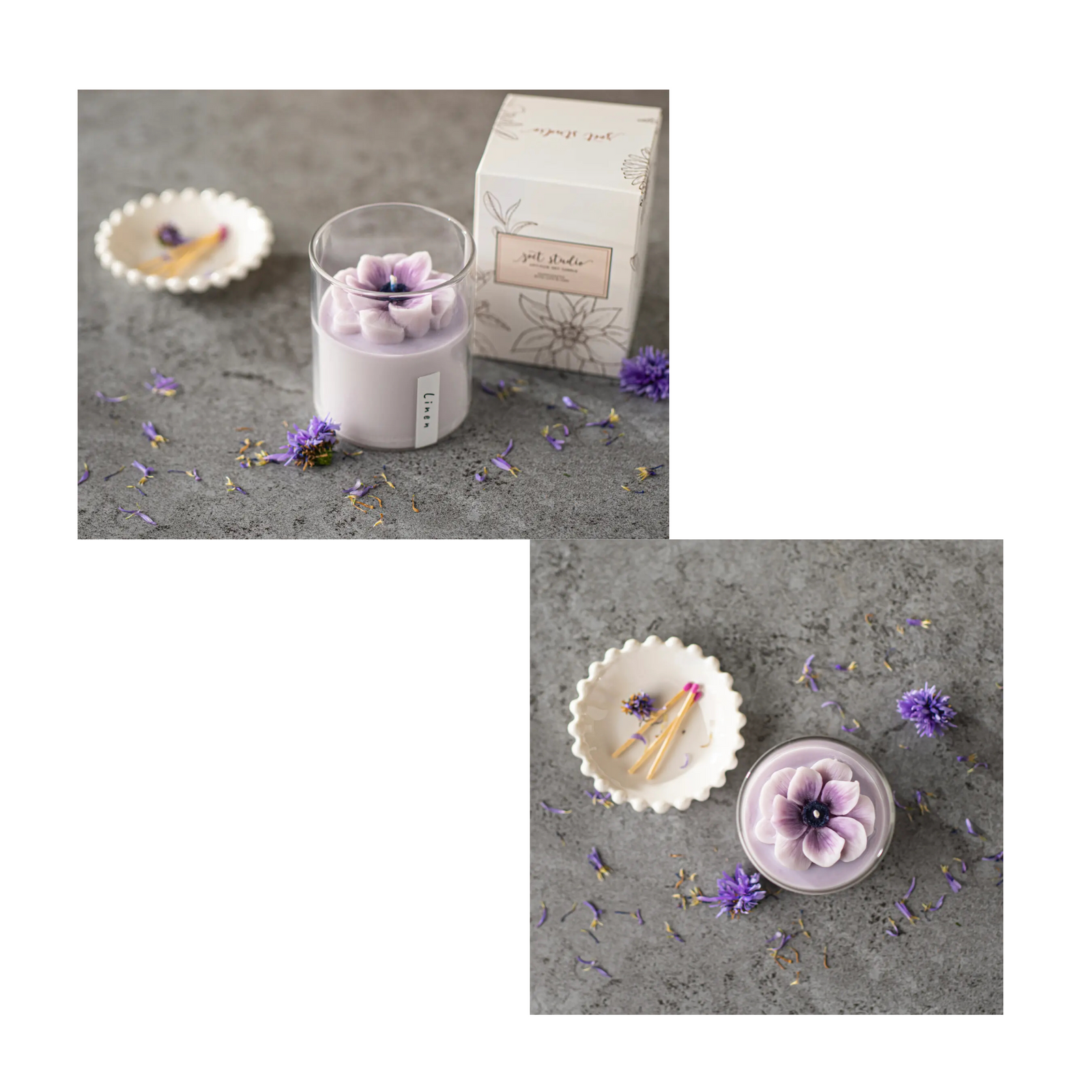 Anemone Floral Soy Candle