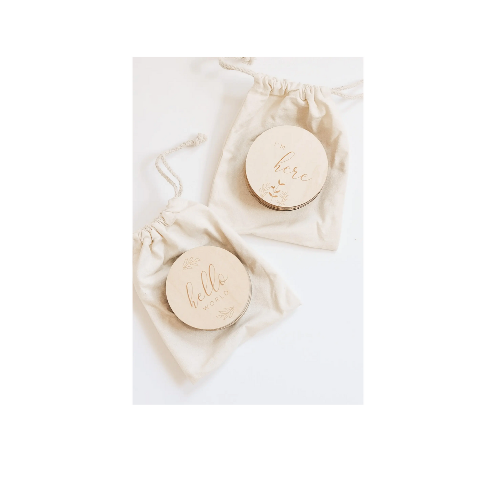 Baby Wooden Monthly Milestone Cards