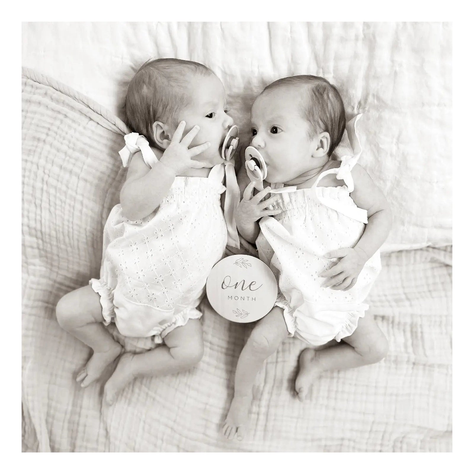 Baby Wooden Monthly Milestone Cards