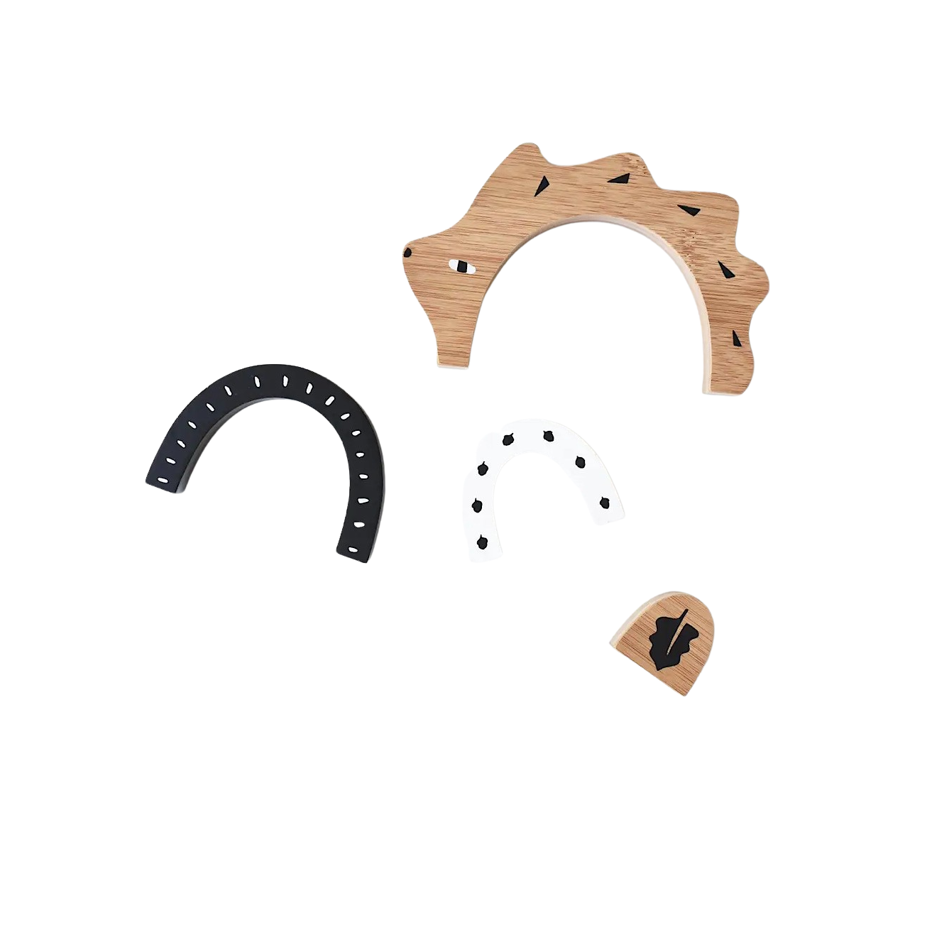 Bamboo Nesting Hedgehog Puzzle