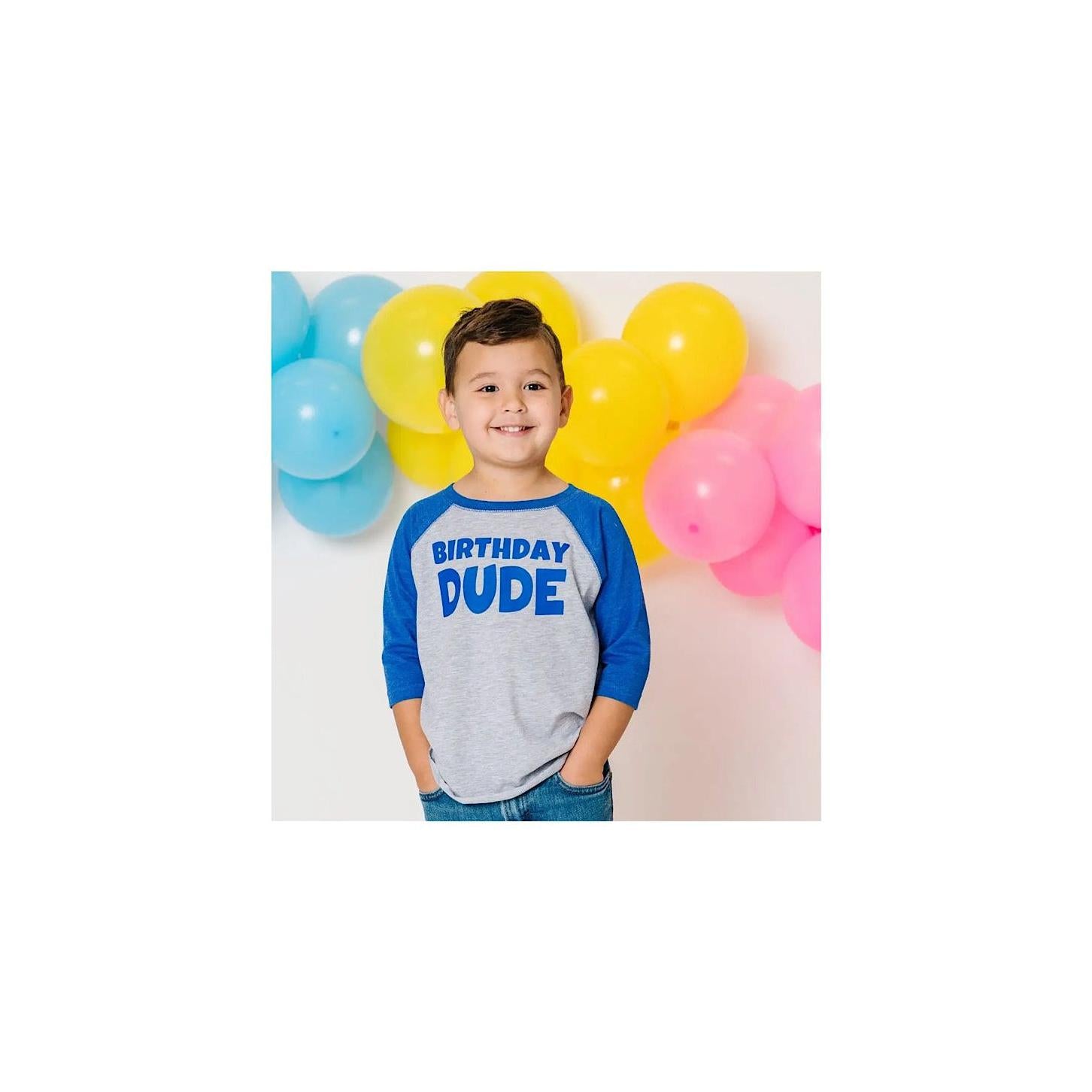 Birthday Dude Long Sleeve Shirt