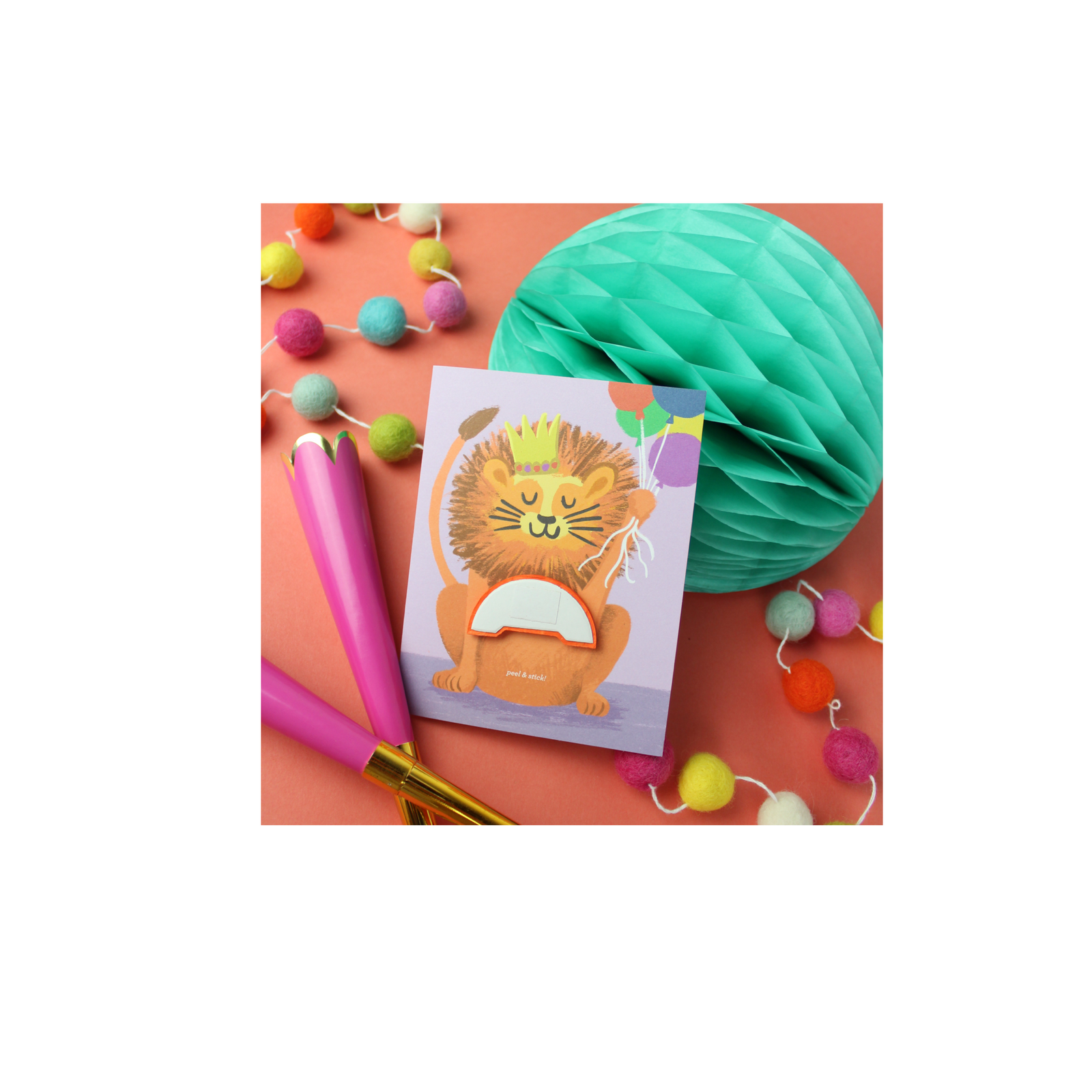 Birthday Lion Pop-up Card