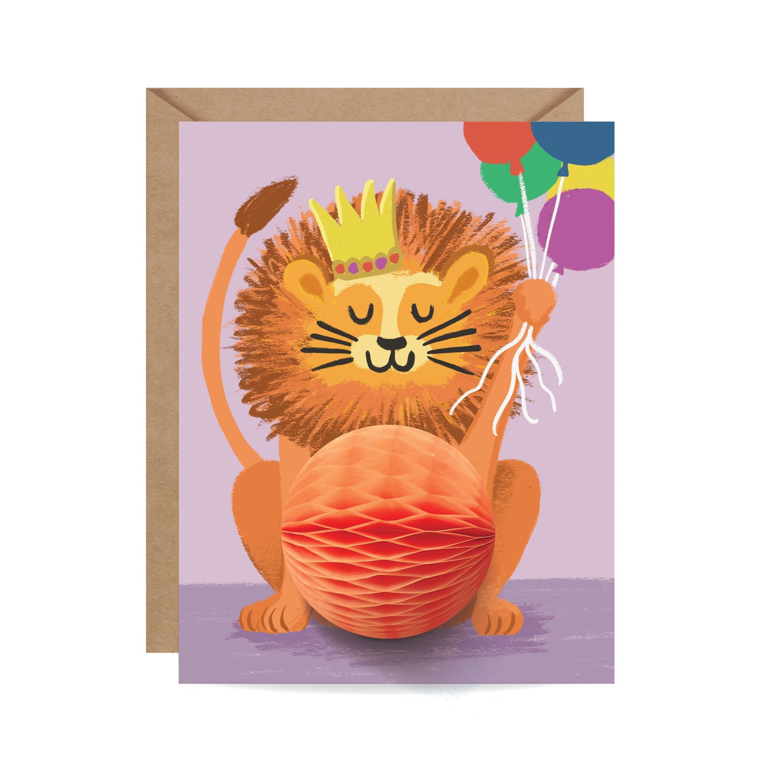 Birthday Lion Pop-up Card