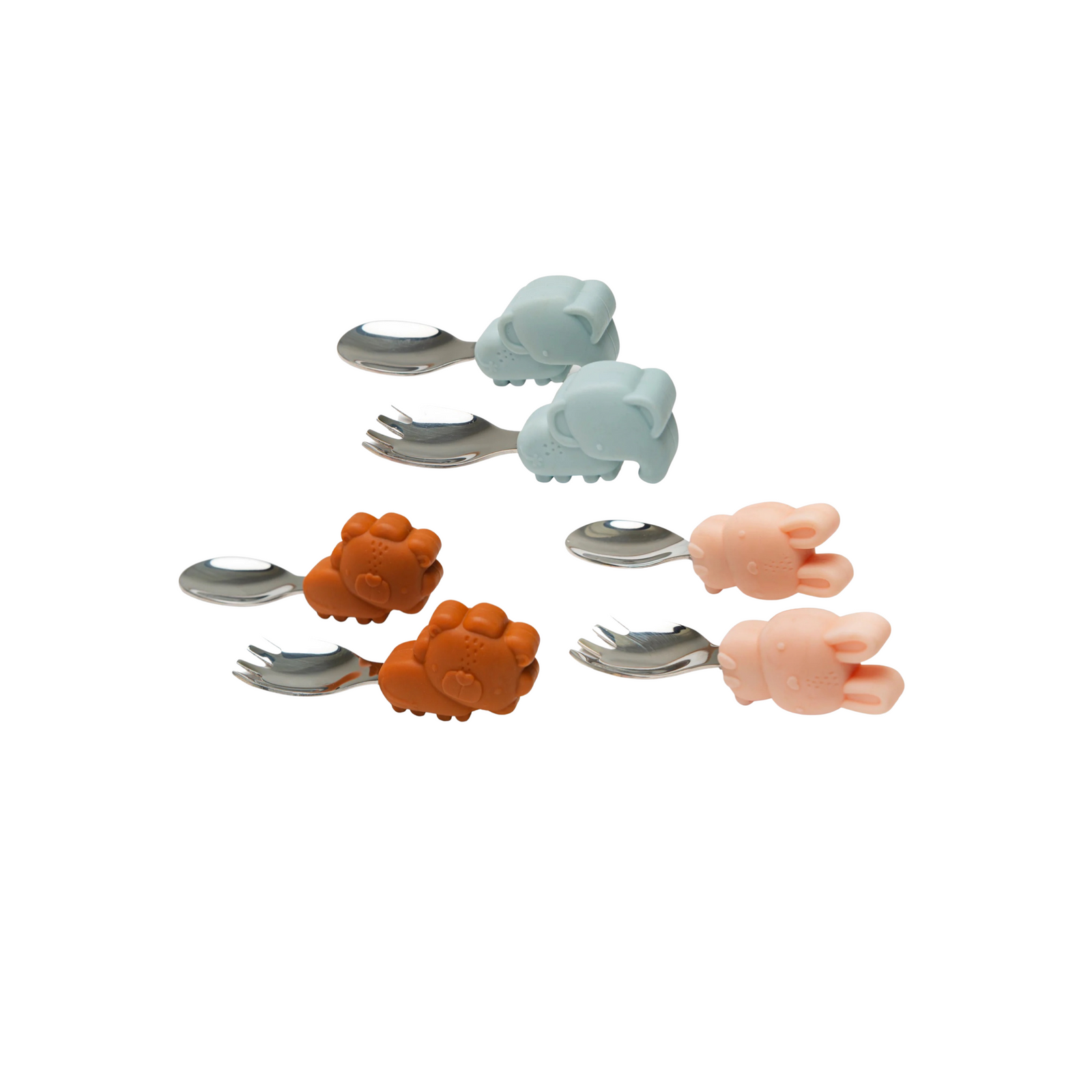 Born To Be Wild Learning Spoon + Fork Sets