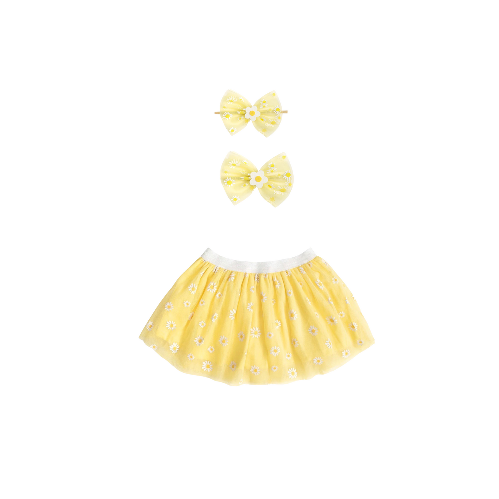 Daisy Bow Baby Headband