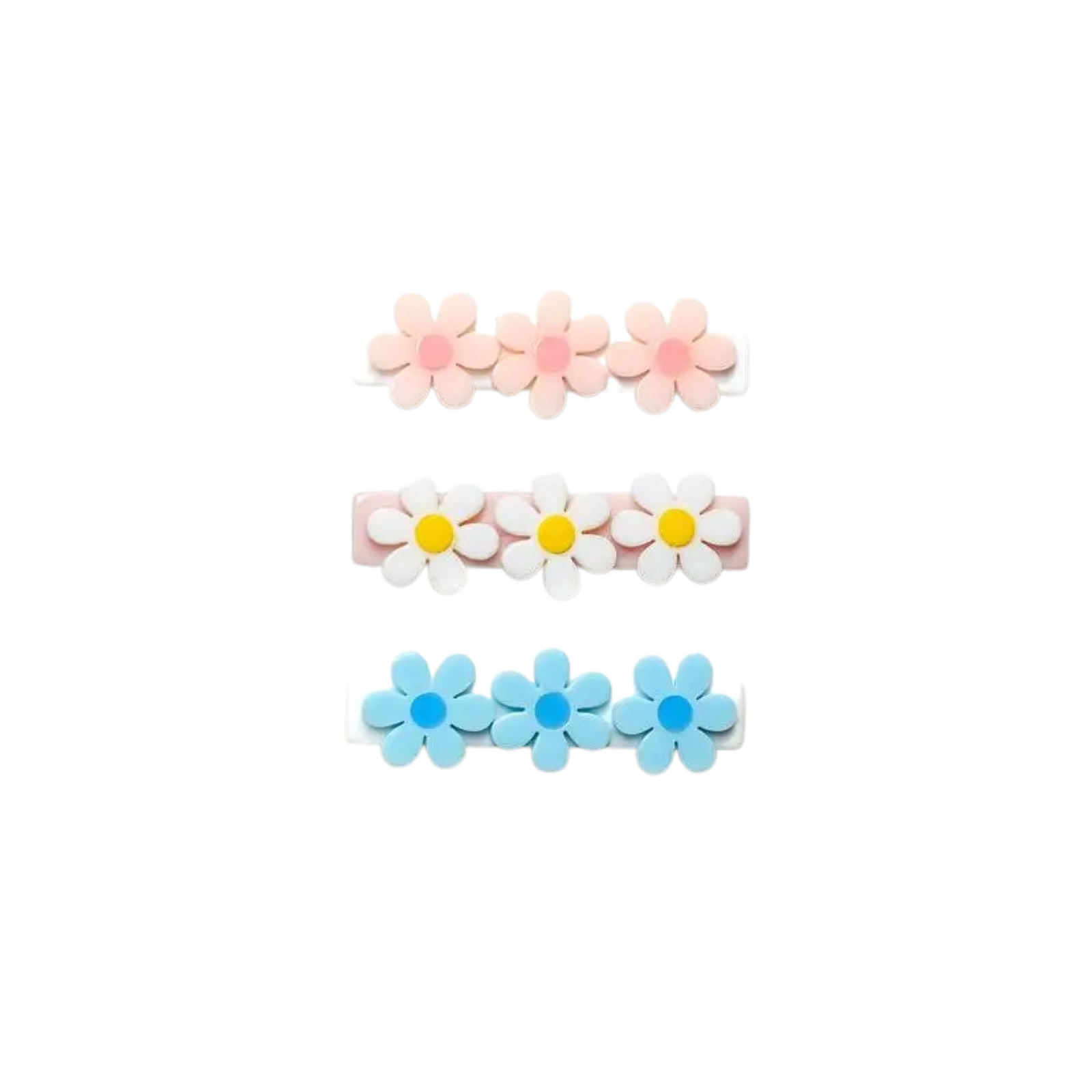 Daisy Pastel Alligator Hair Clips