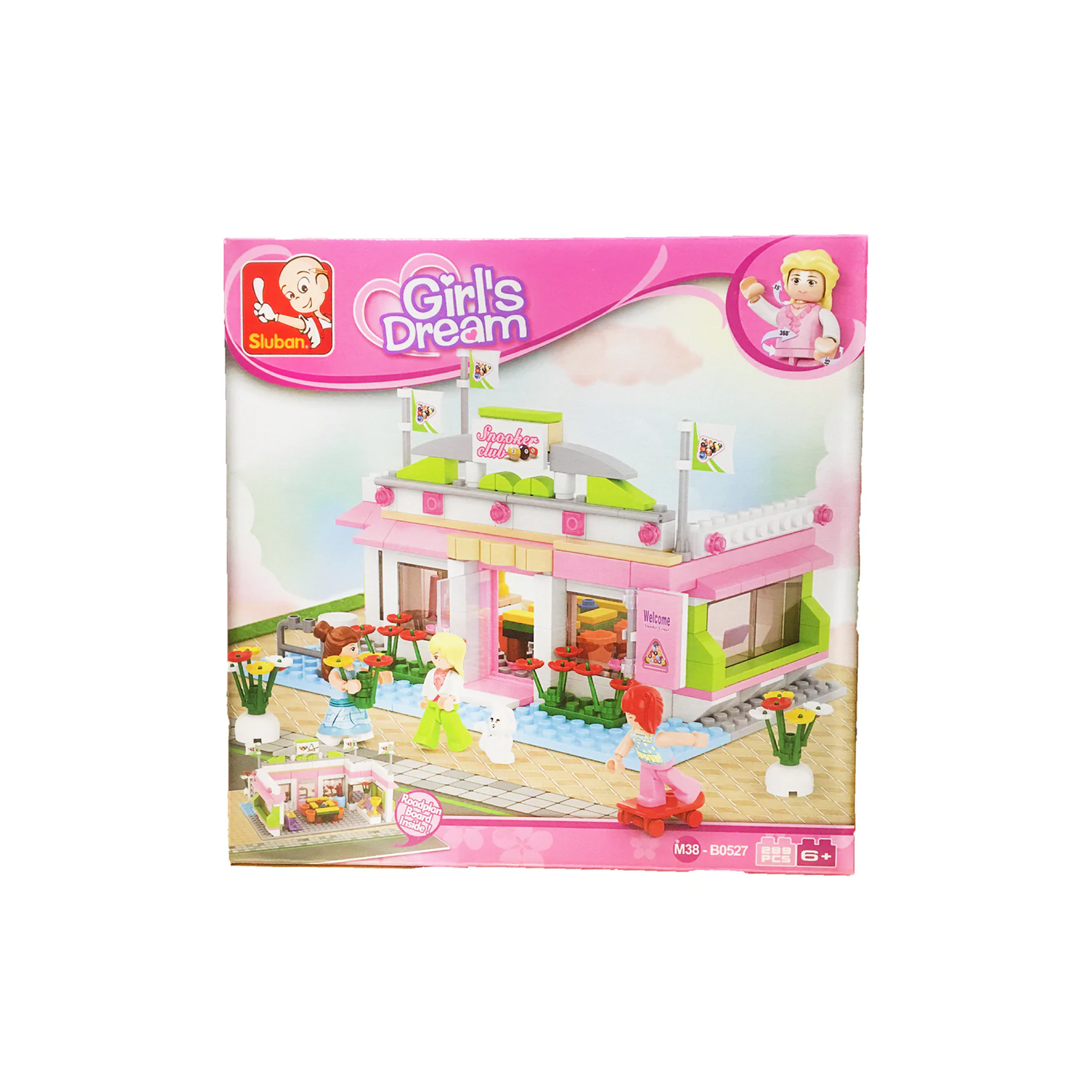 Dream Pool Hall Building Brick Kit