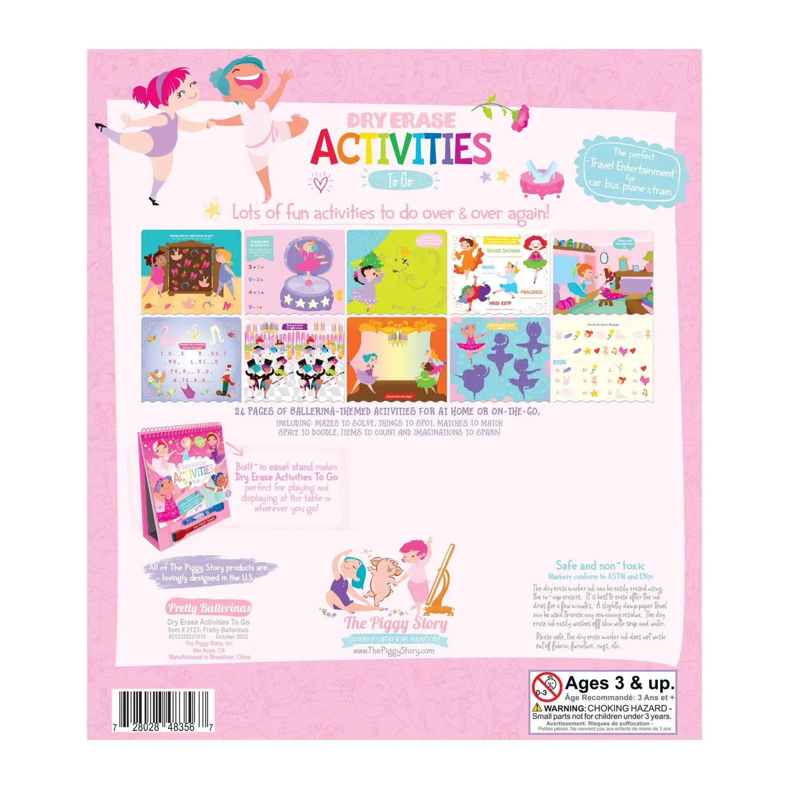Dry Erase Activities To Go Pretty Ballerinas