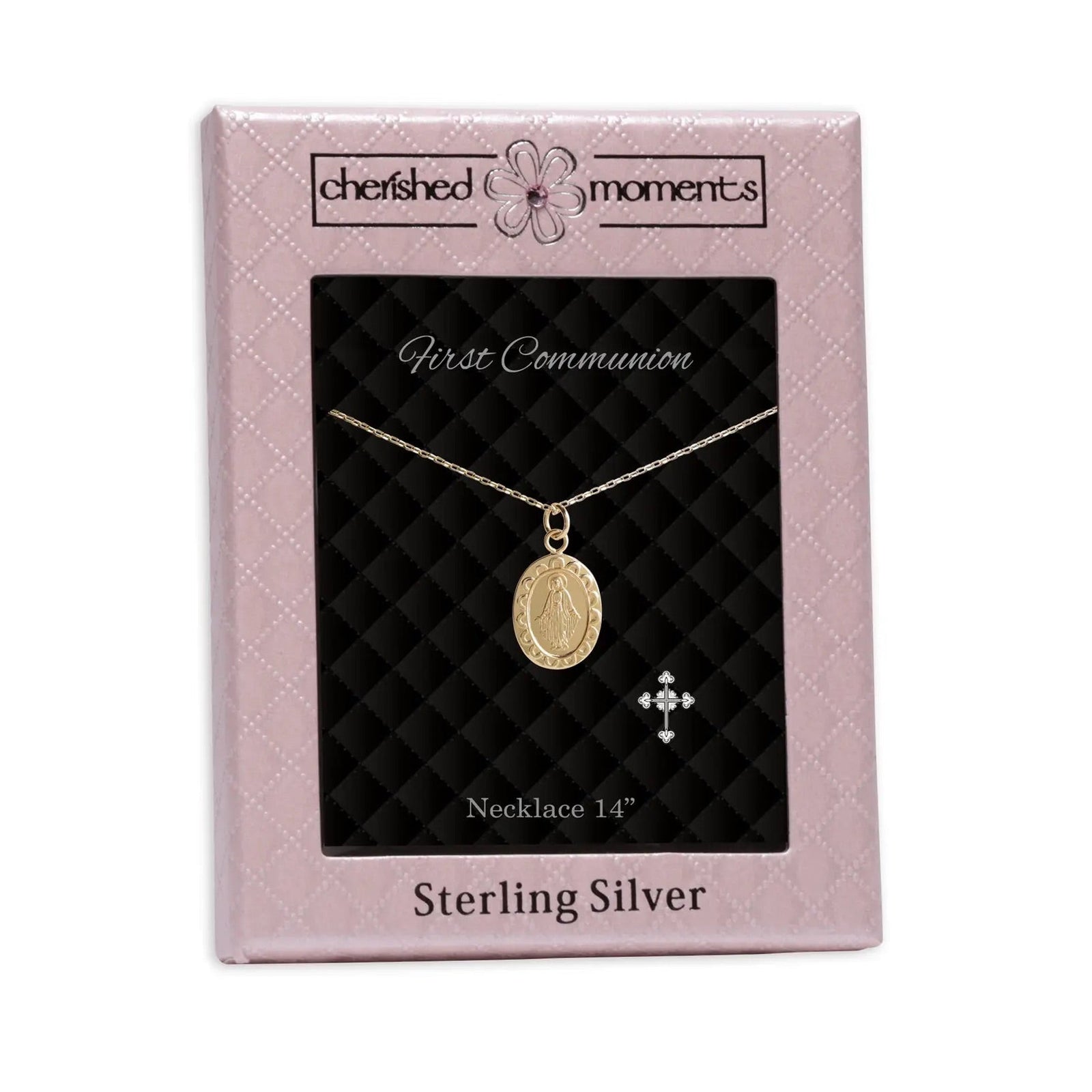 First Communion Gold Plated Miraculous Medal