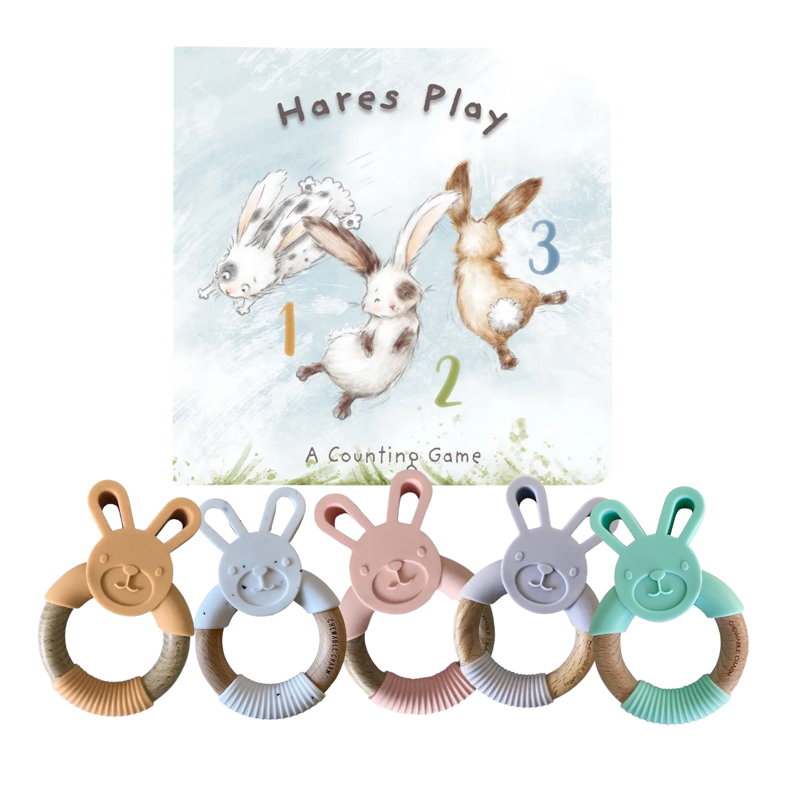 Hares Play-A Counting Board Book