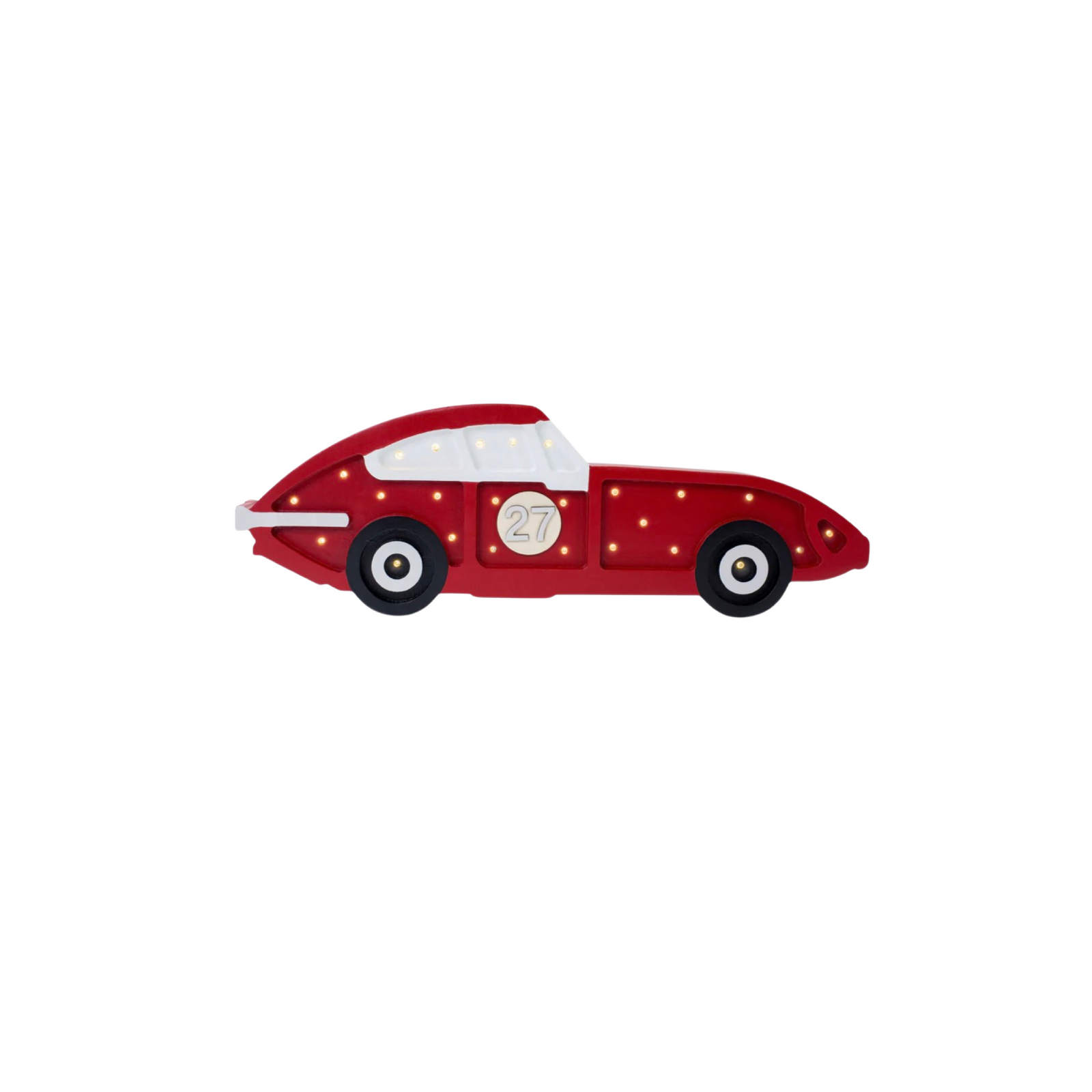 Little Lights Mini Red Race Car Lamp