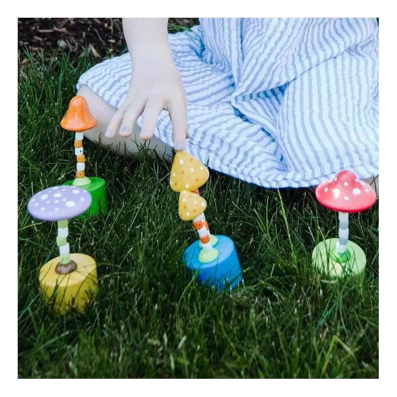 Magical Mushrooms Push Puppets