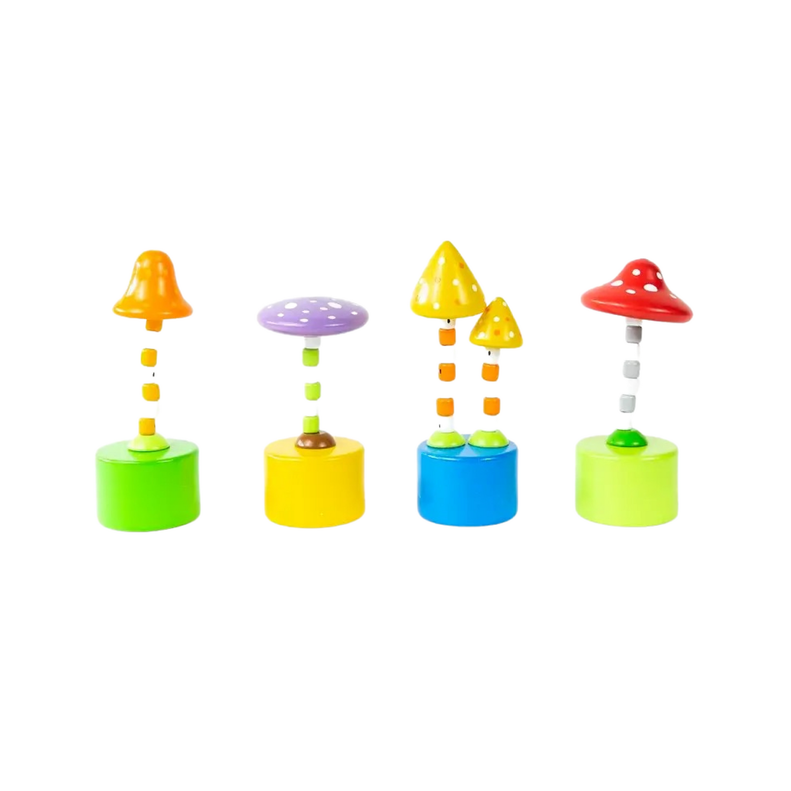 Magical Mushrooms Push Puppets