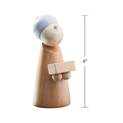 Natural Wood Nativity Set