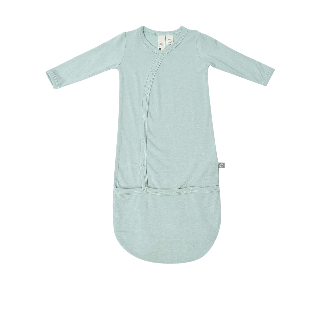 Newborn Bundler Gown-Sage