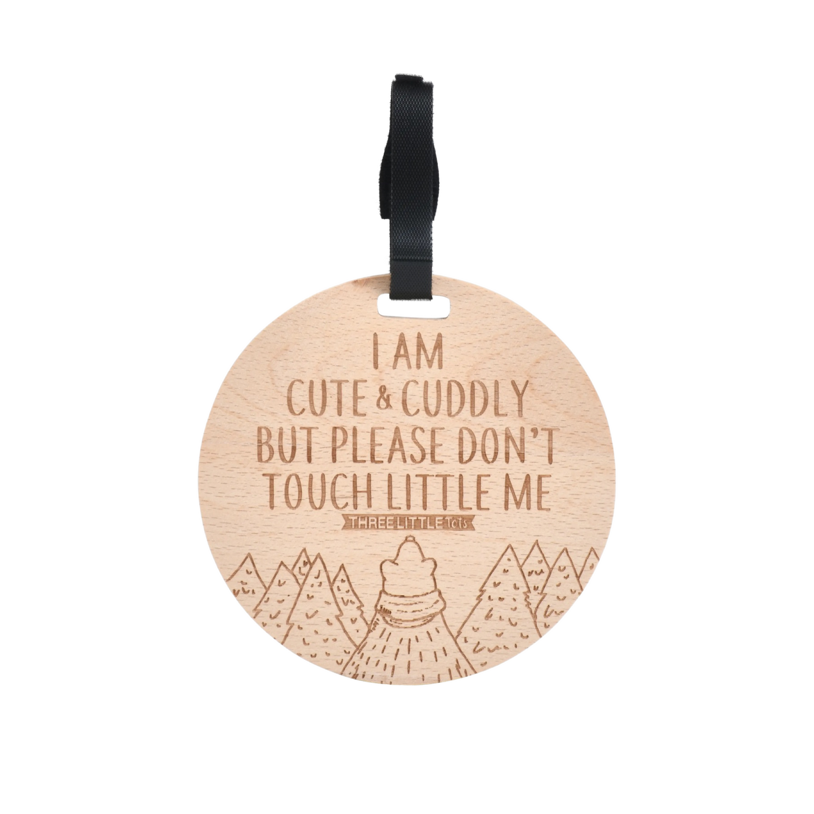 No Touching Baby Carseat and Stroller Tags