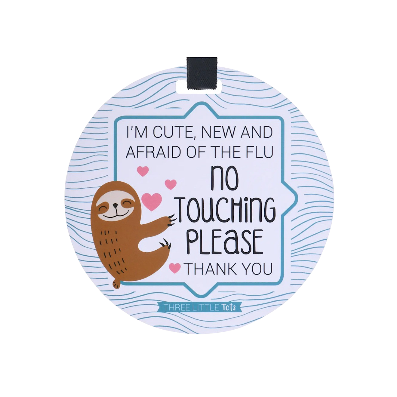 No Touching Baby Carseat and Stroller Tags
