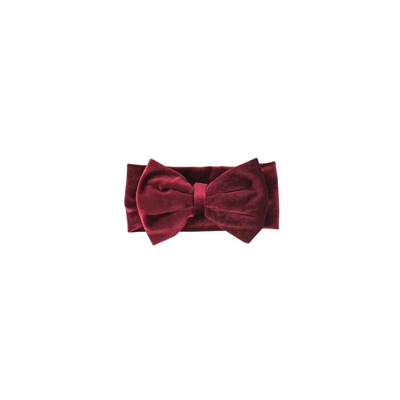 Oversized Velour Baby Headband Bow