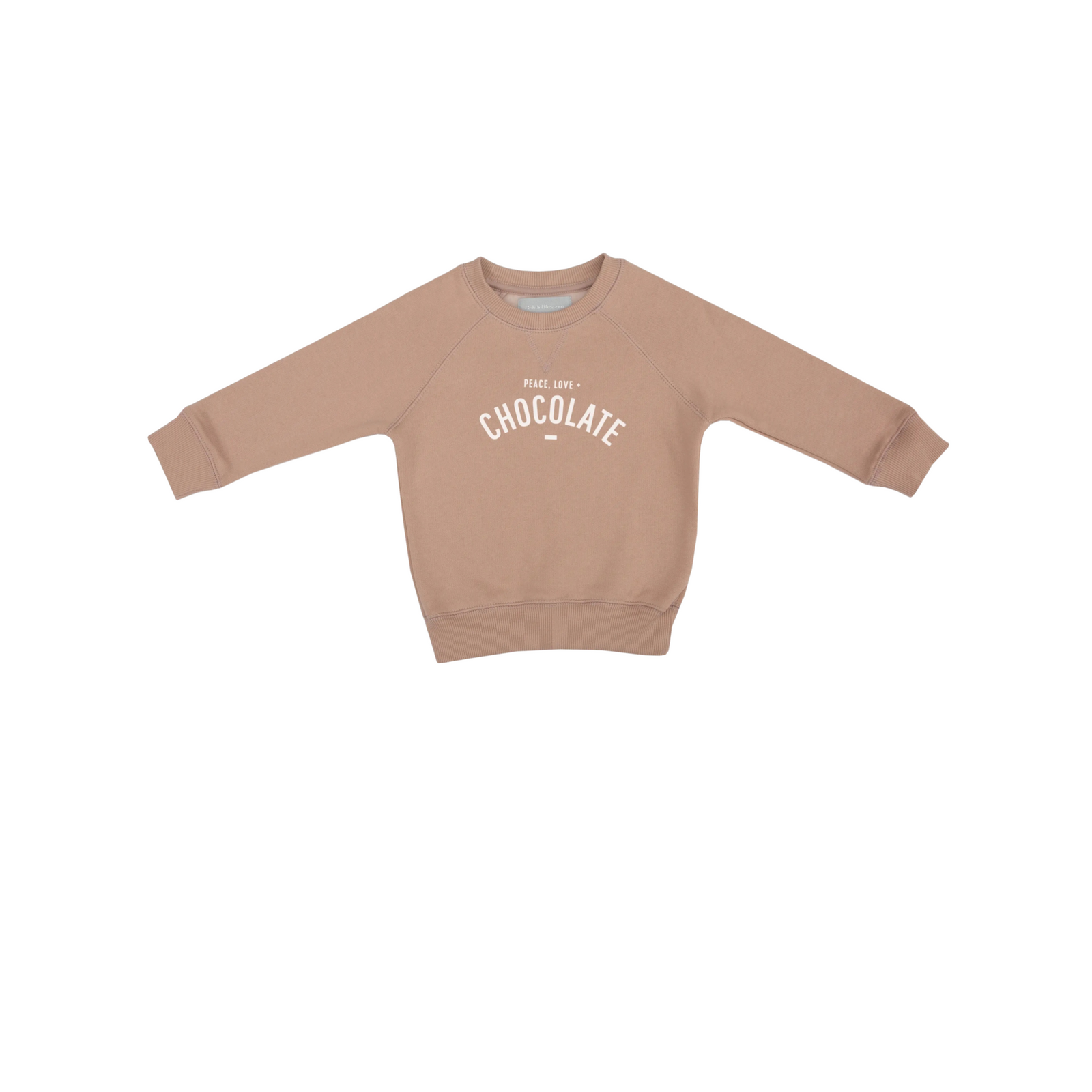 “Peace, Love, Chocolate” Milkshake Sweatshirt