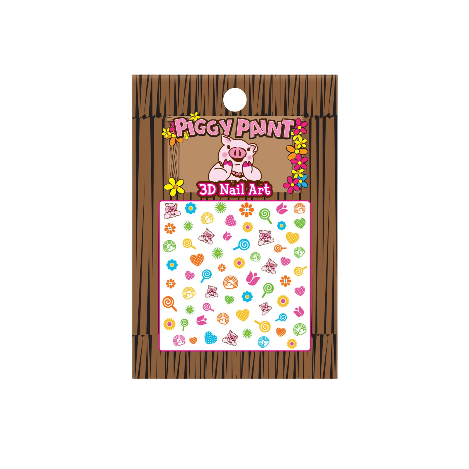 Piggy Paint 3-D Nail Art Stickers
